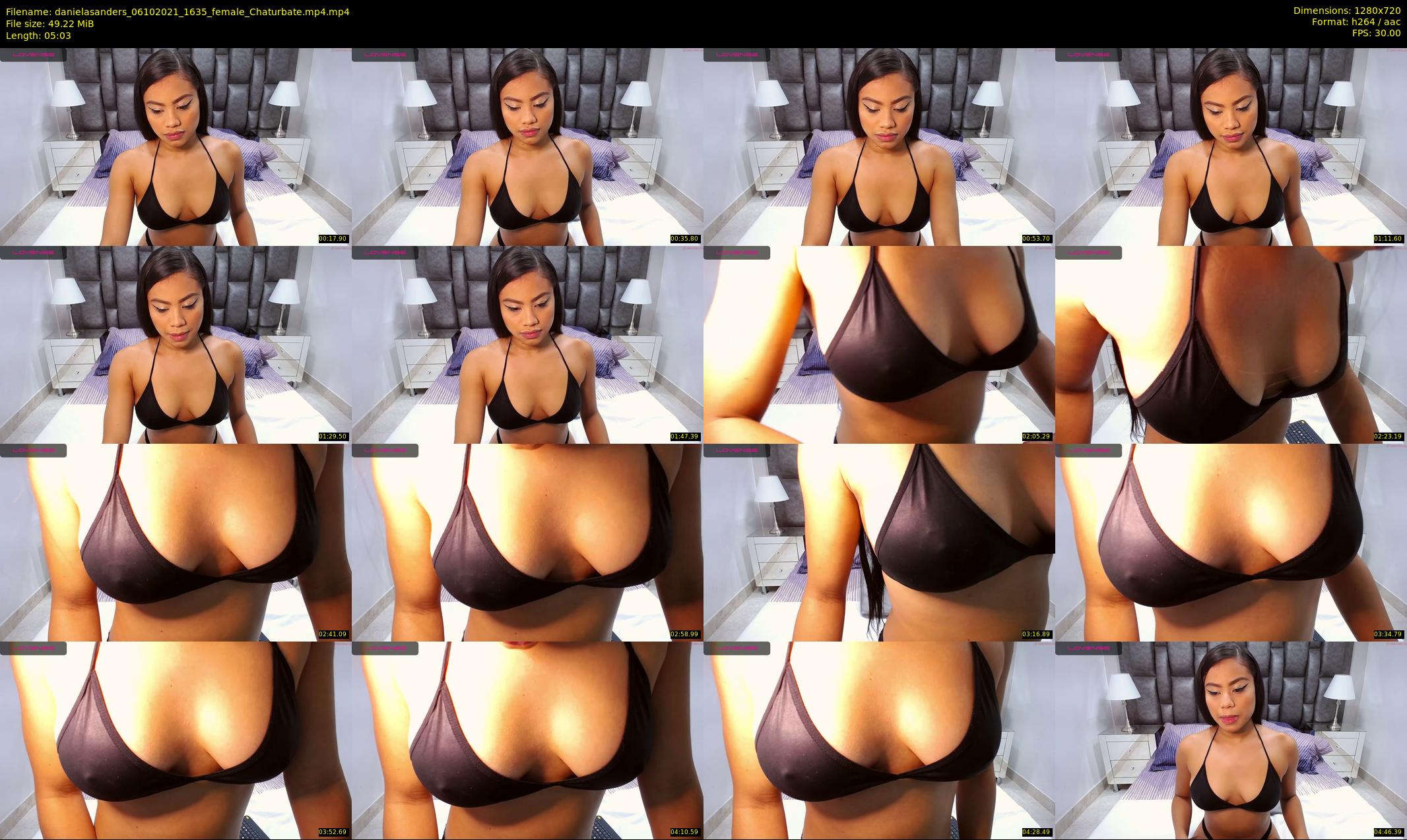 danielasanders — 6 minute Chaturbate Female strip rec, 720p, Oct 6, 2021