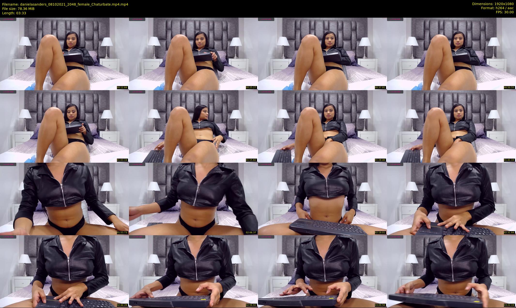 danielasanders — 4 minute Chaturbate Female strip rec, 1080p, Oct 8, 2021