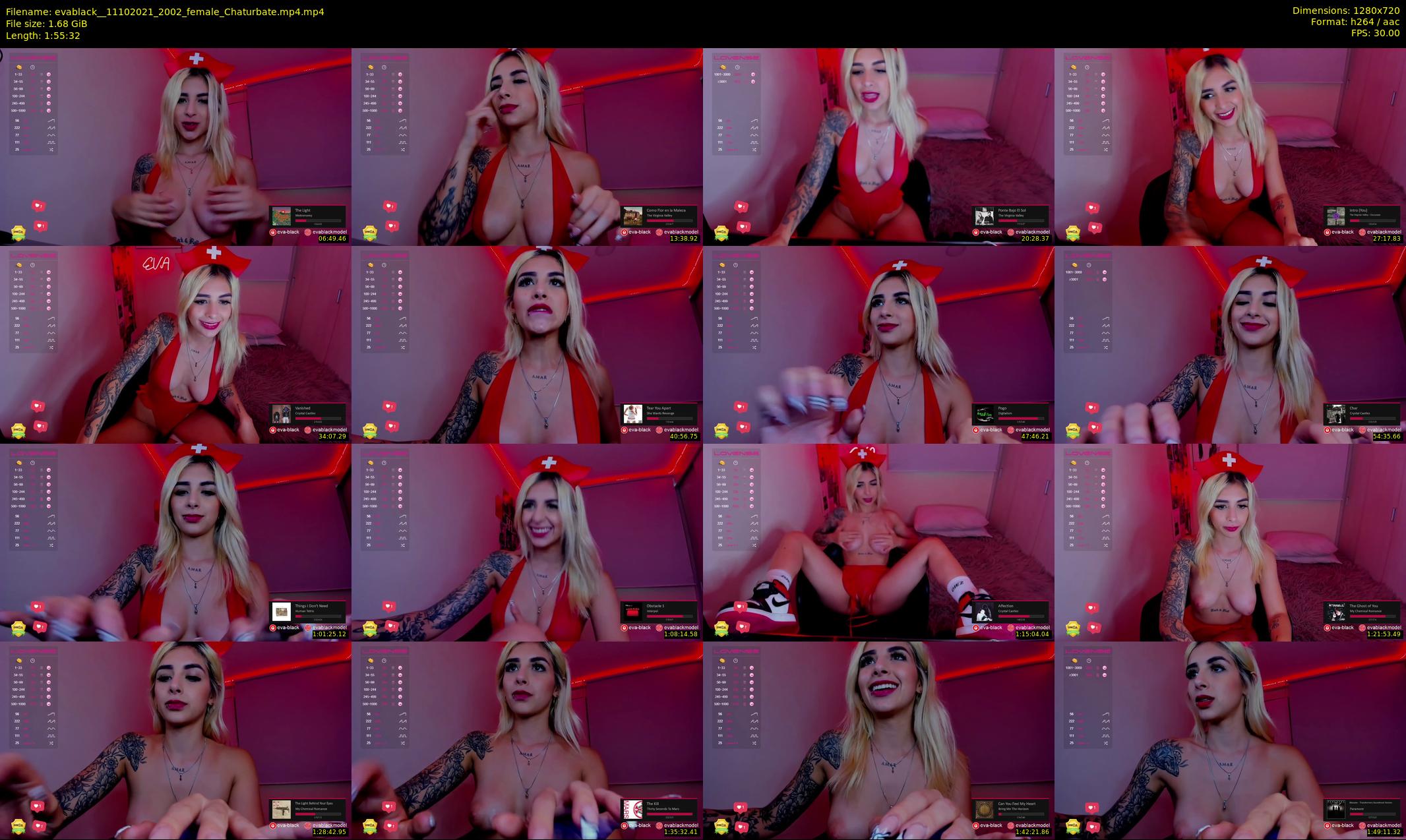 evablack_ — 116 minute Chaturbate Female strip rec, 720p, Oct 11, 2021