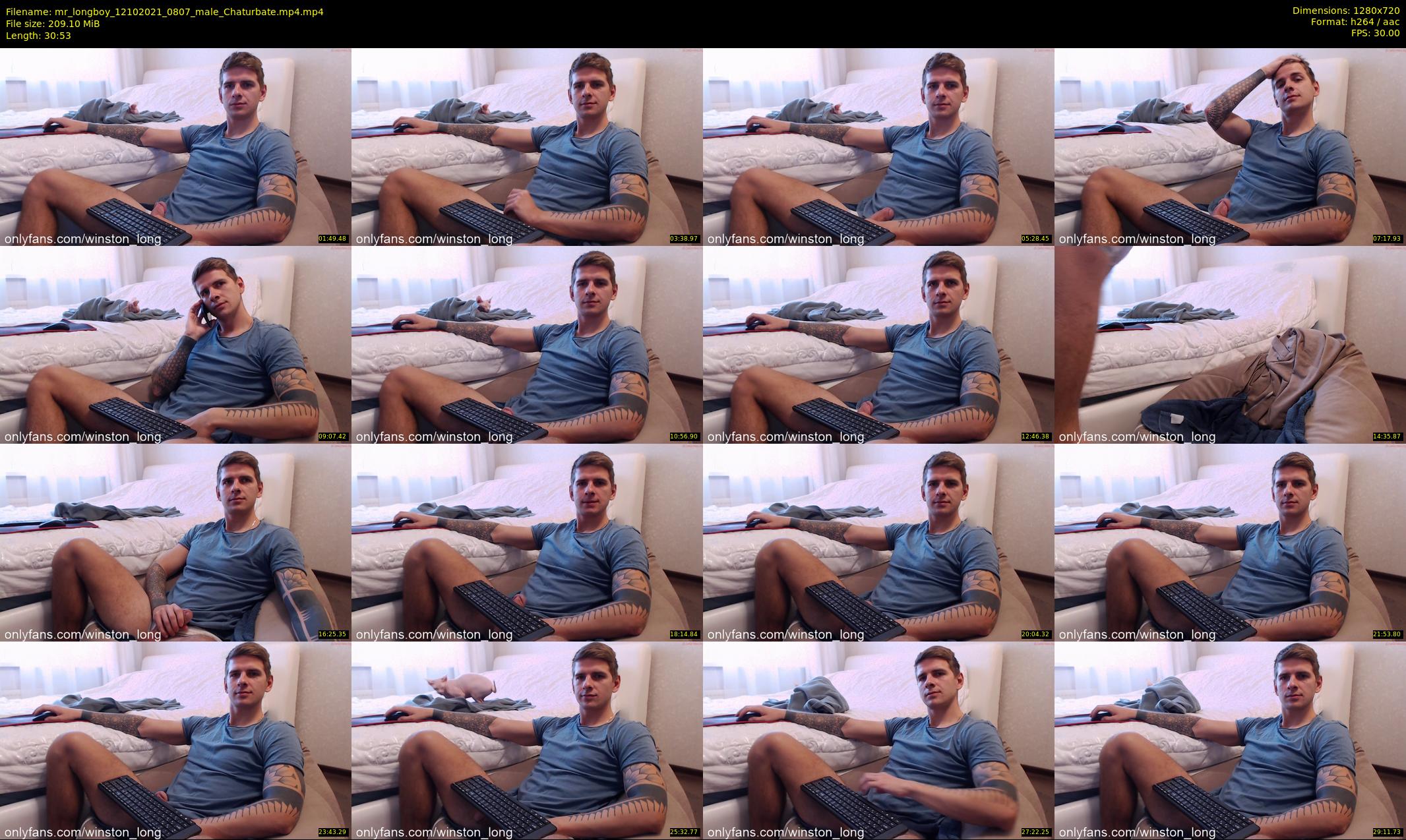 mr_longboy — 31 minute Chaturbate Male strip rec, 720p, Oct 12, 2021