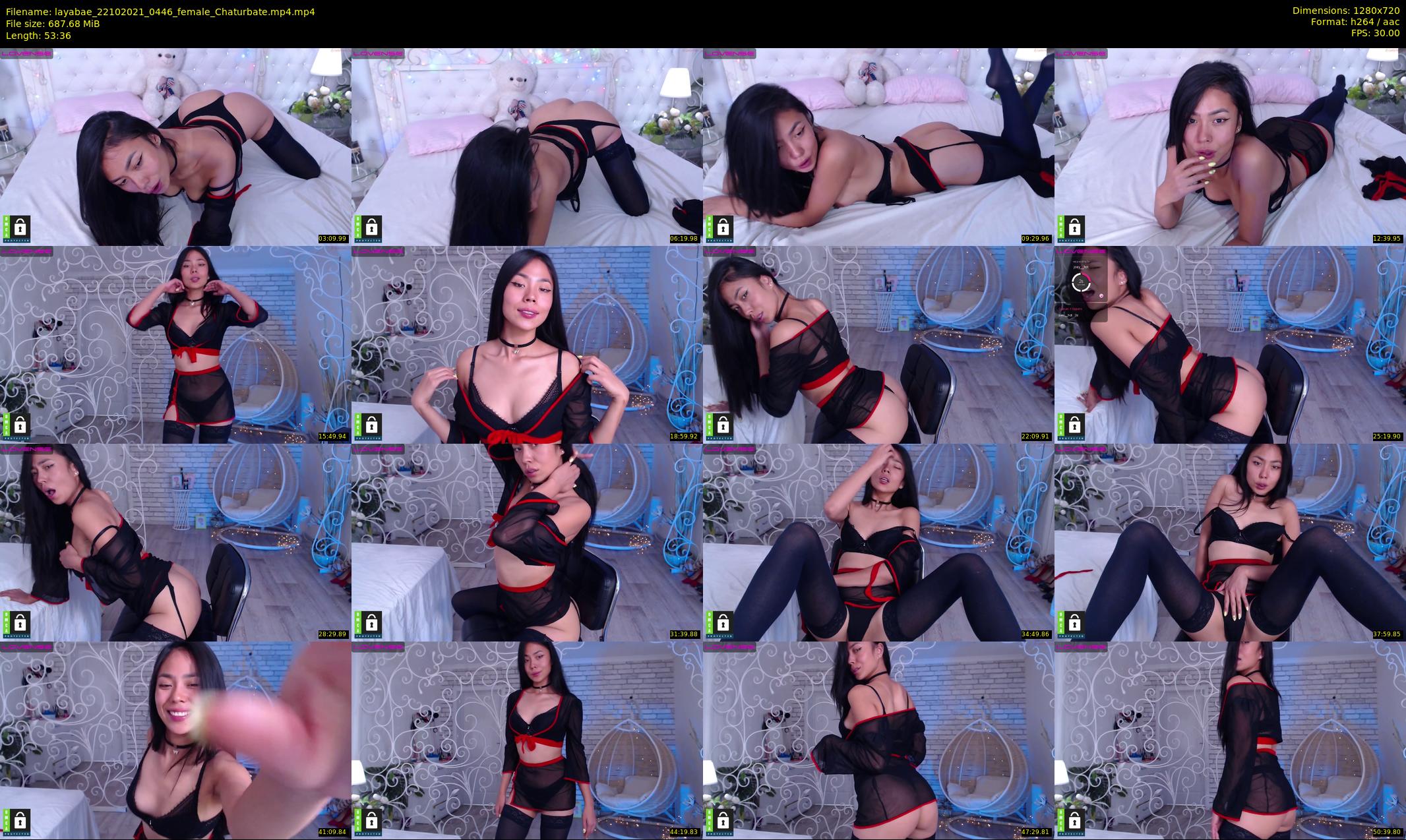 layabae — 54 minute Chaturbate Female strip rec, 720p, Oct 22, 2021