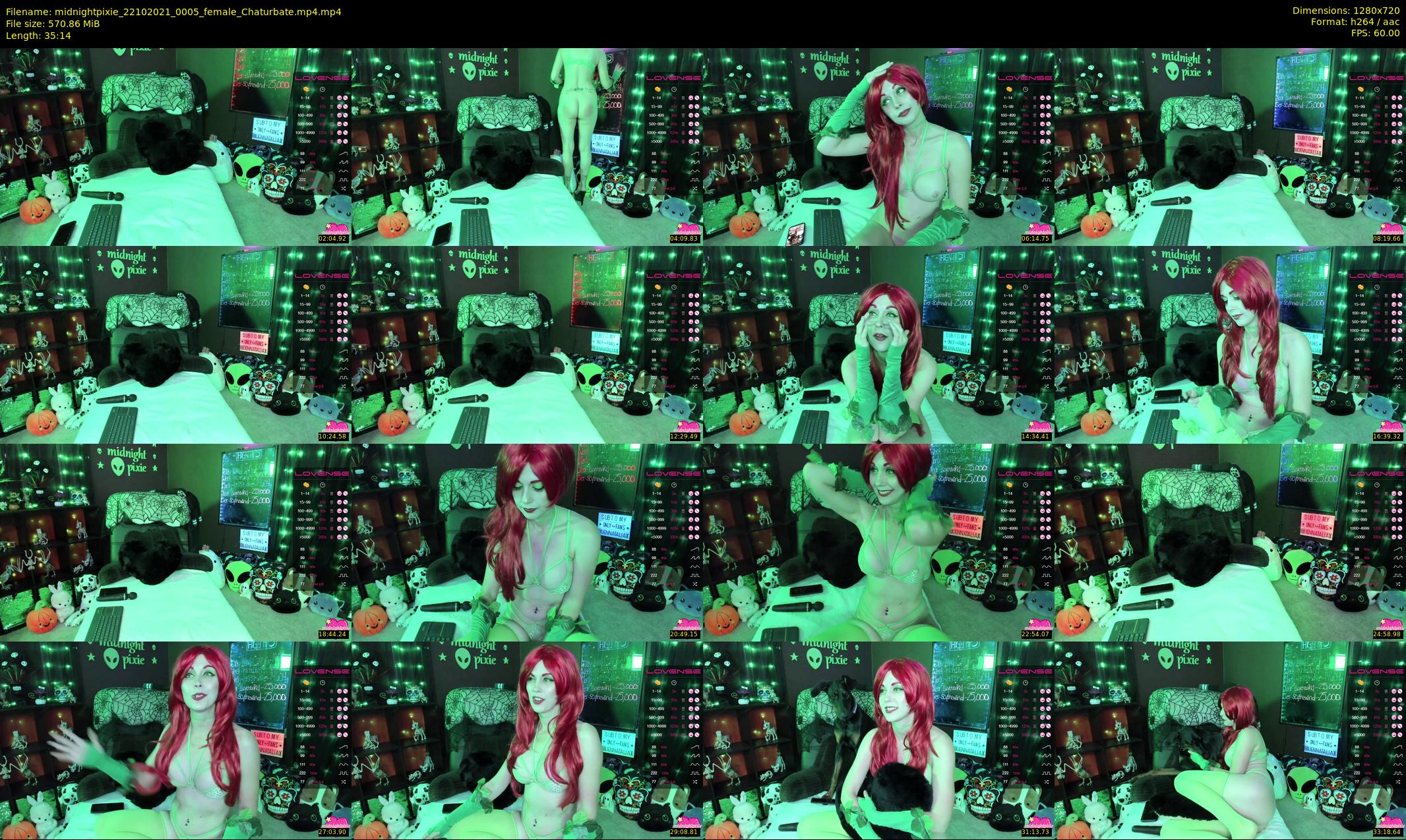 midnightpixie — 36 minute Chaturbate Female strip rec, 720p, Oct 22, 2021