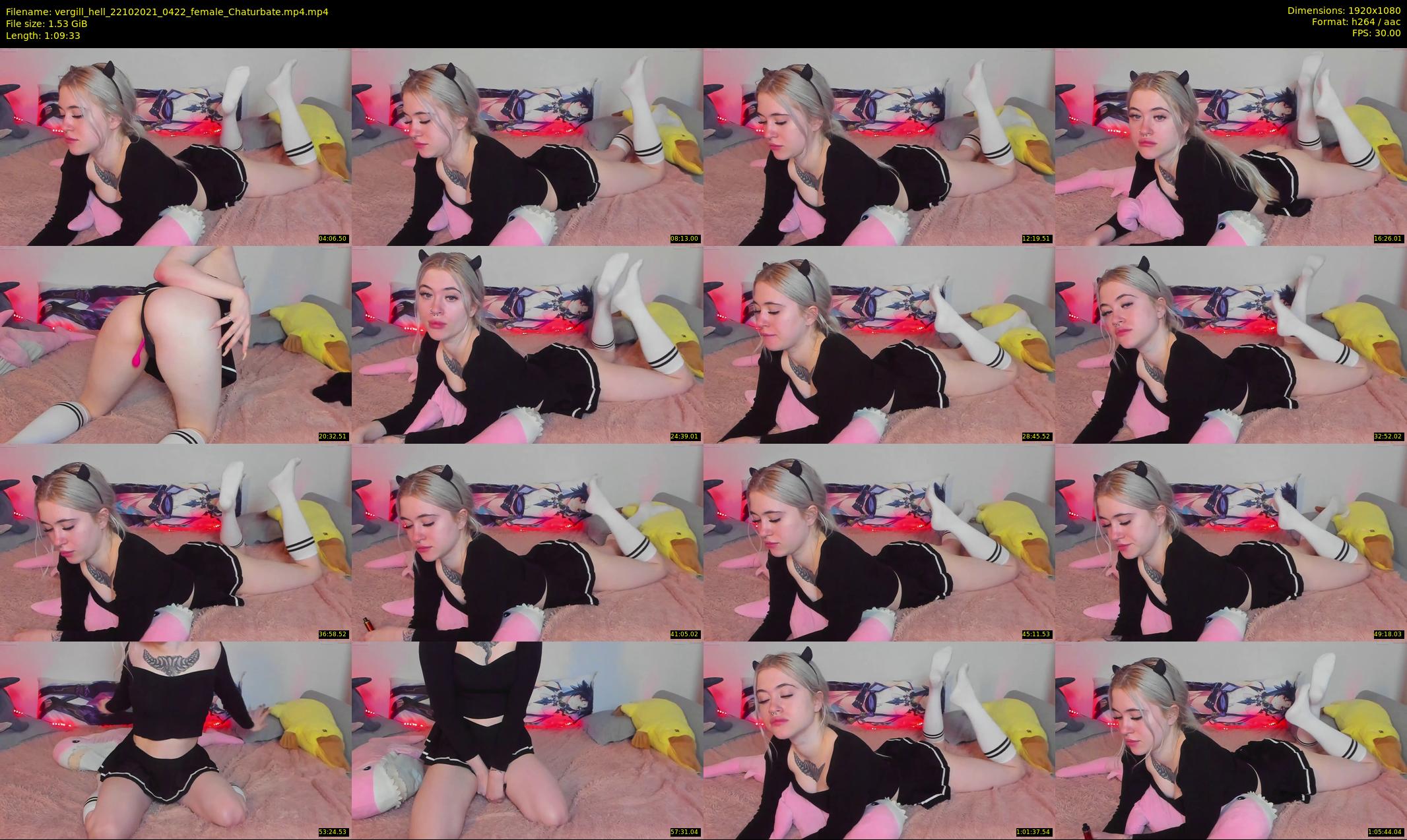 vergill_hell — 70 minute Chaturbate Female strip rec, 1080p, Oct 22, 2021