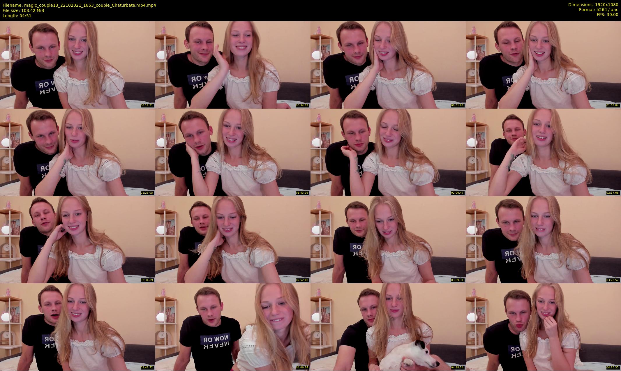 magic_couple13 — 5 minute Chaturbate Couple strip rec, 1080p, Oct 22, 2021