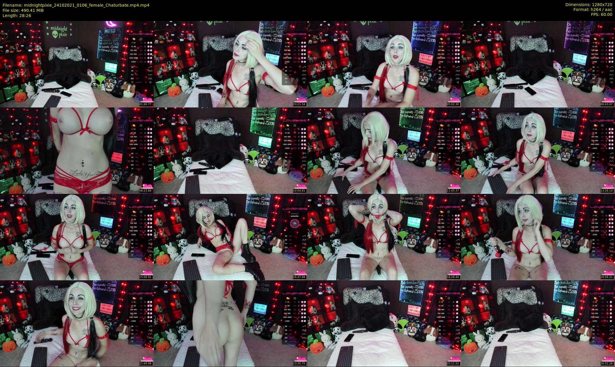 midnightpixie — 29 minute Chaturbate Female strip rec, 720p, Oct 24, 2021