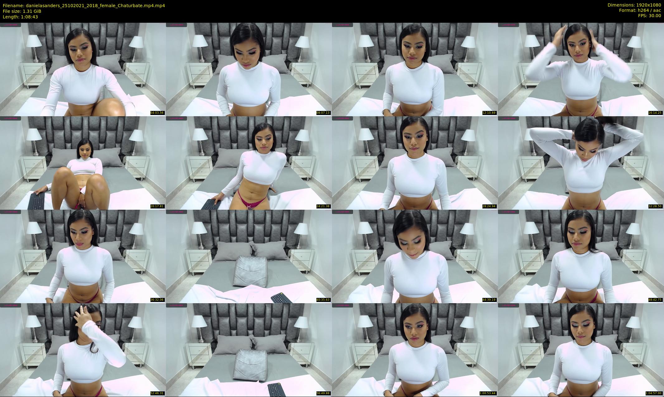 danielasanders — 69 minute Chaturbate Female strip rec, 1080p, Oct 25, 2021
