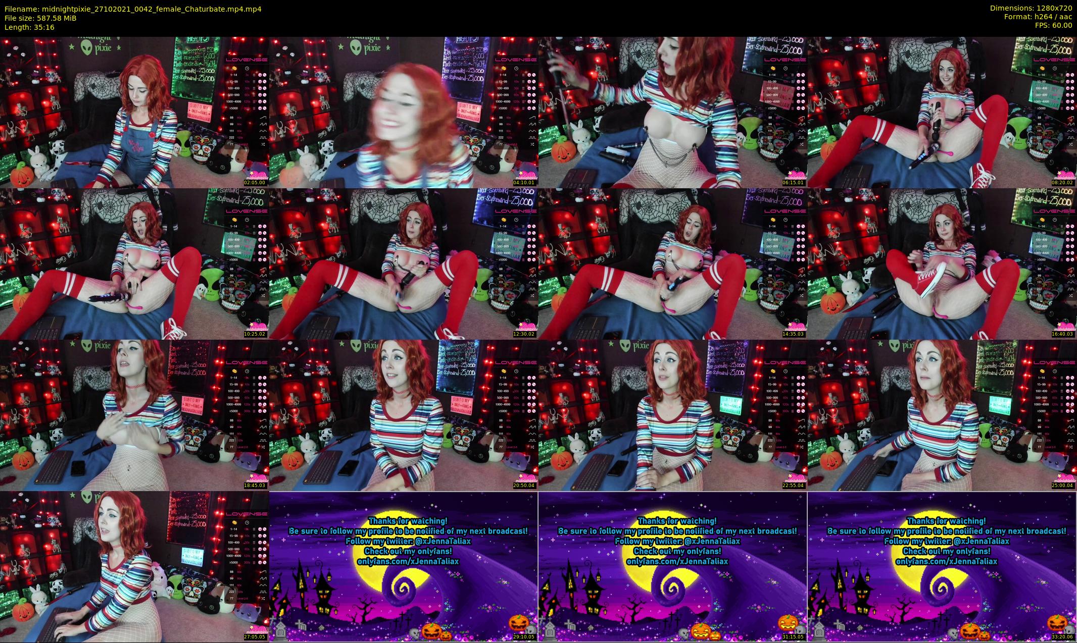 midnightpixie — 36 minute Chaturbate Female strip rec, 720p, Oct 27, 2021