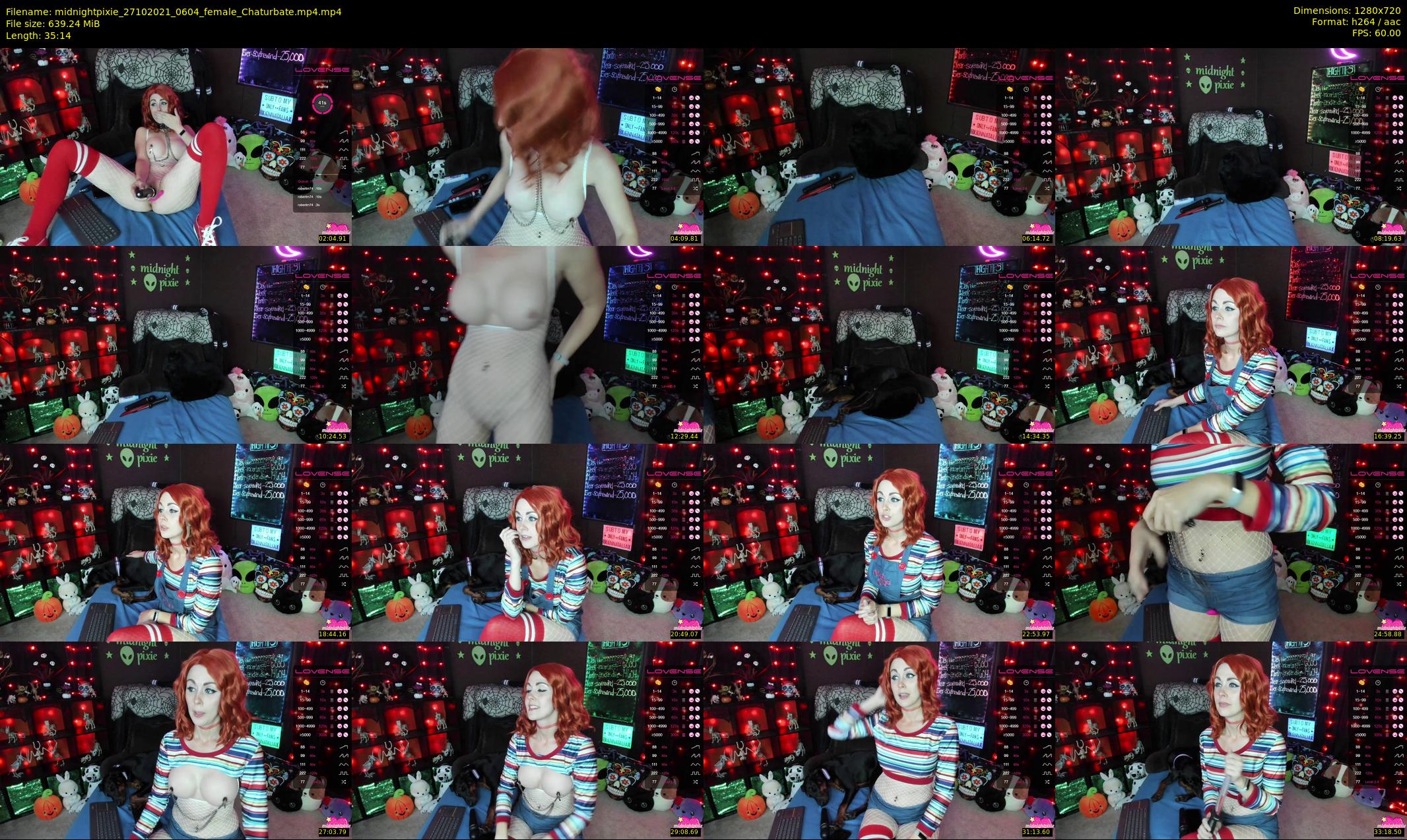 midnightpixie — 36 minute Chaturbate Female strip rec, 720p, Oct 27, 2021