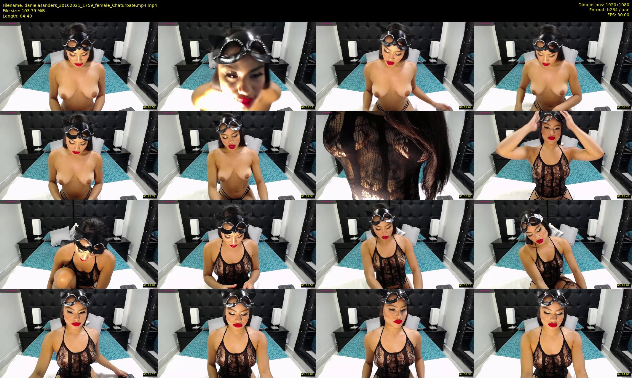 danielasanders — 5 minute Chaturbate Female strip rec, 1080p, Oct 30, 2021