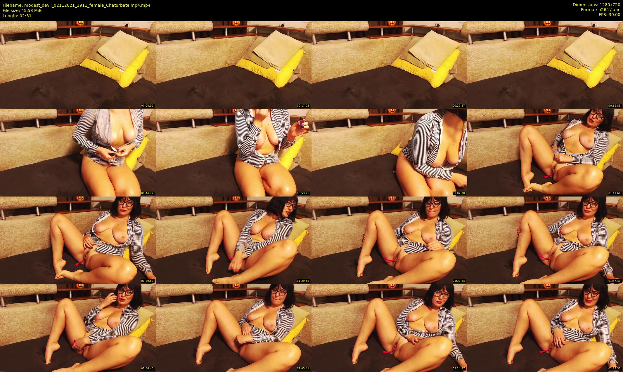 modest_devil — 3 minute Chaturbate Female strip rec, 720p, Nov 2, 2021