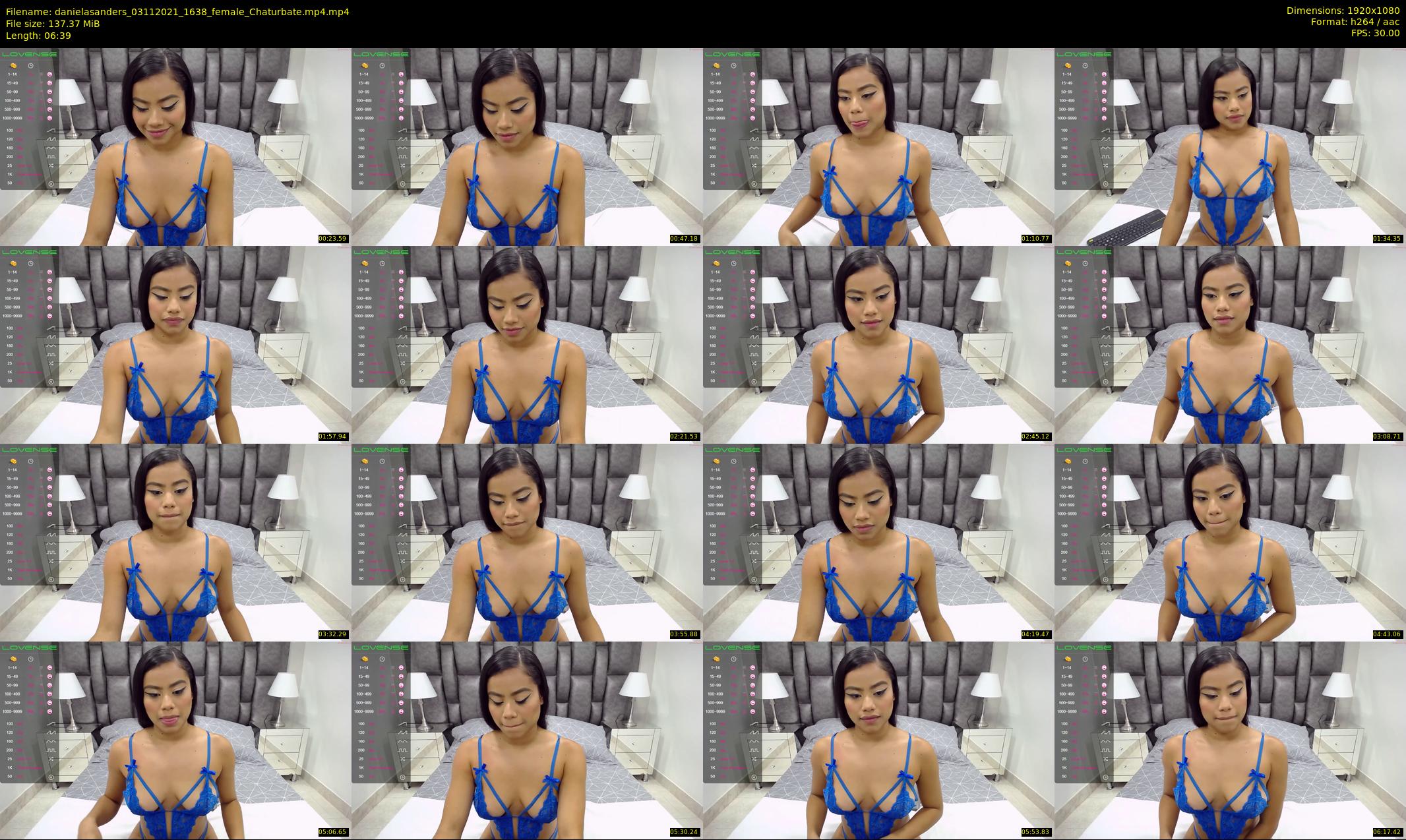 danielasanders — 7 minute Chaturbate Female strip rec, 1080p, Nov 3, 2021