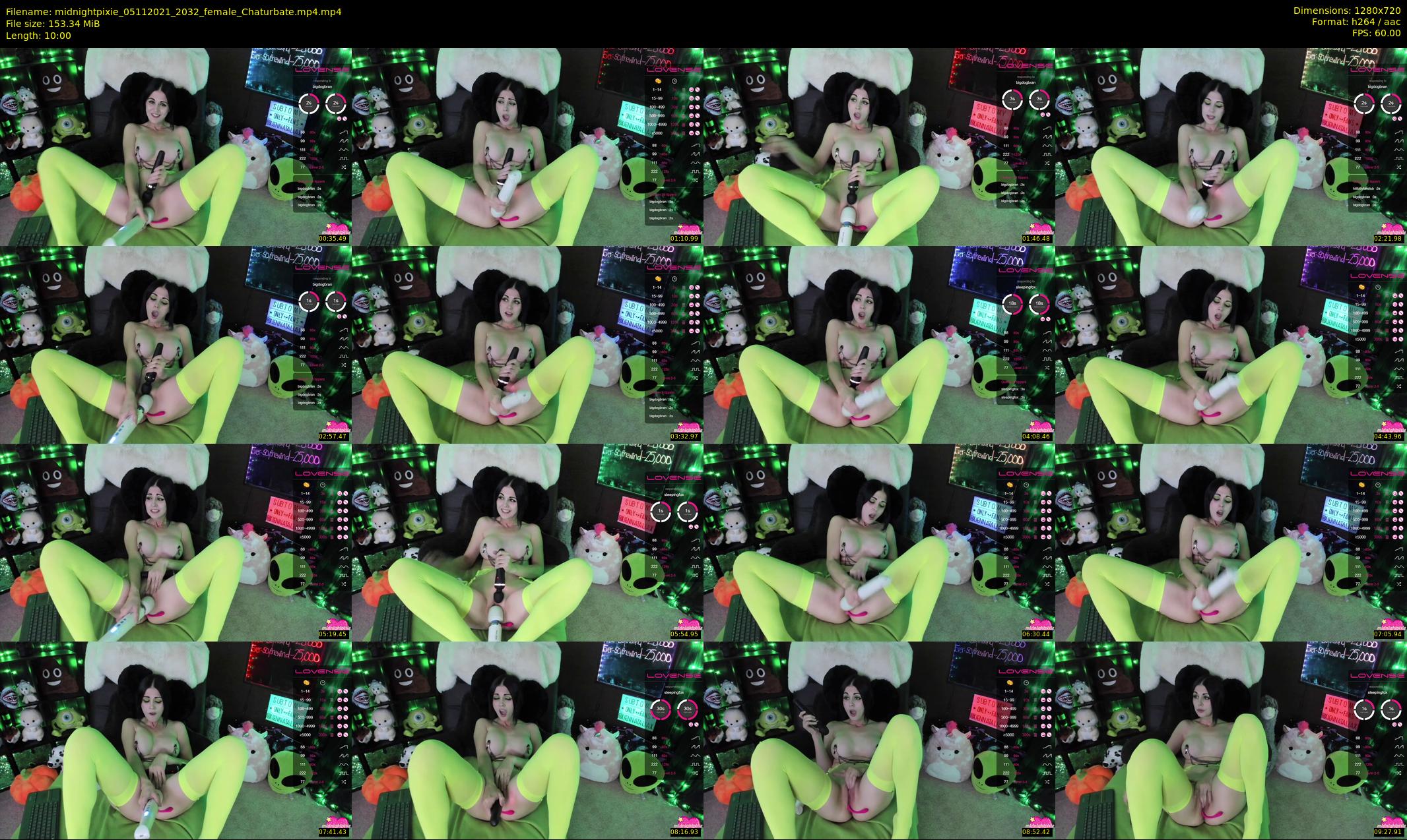 midnightpixie — 10 minute Chaturbate Female strip rec, 720p, Nov 5, 2021