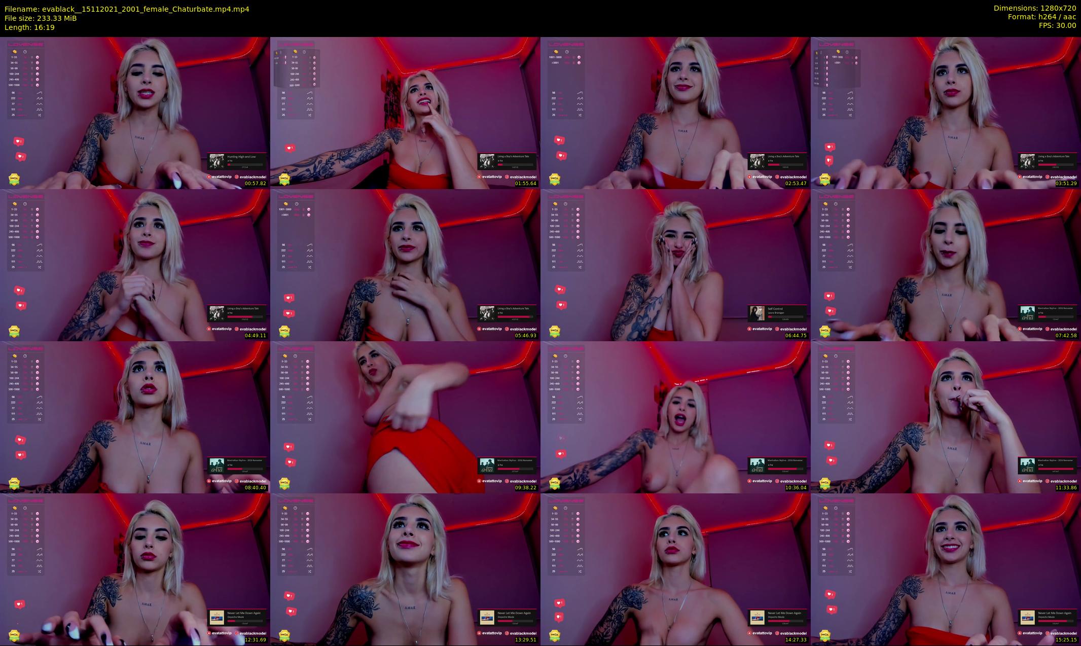 evablack_ — 17 minute Chaturbate Female strip rec, 720p, Nov 15, 2021