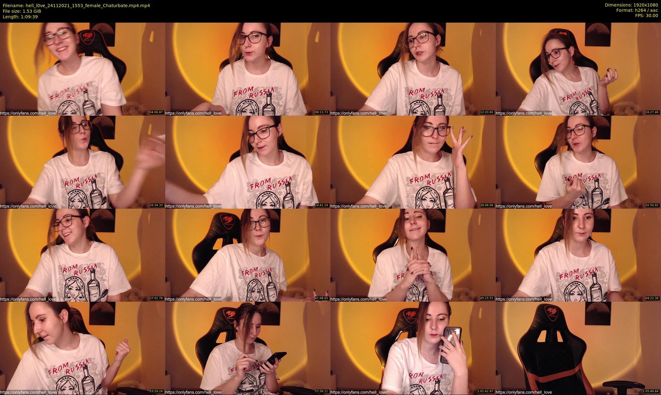 hell_l0ve — 70 minute Chaturbate Female strip rec, 1080p, Nov 24, 2021
