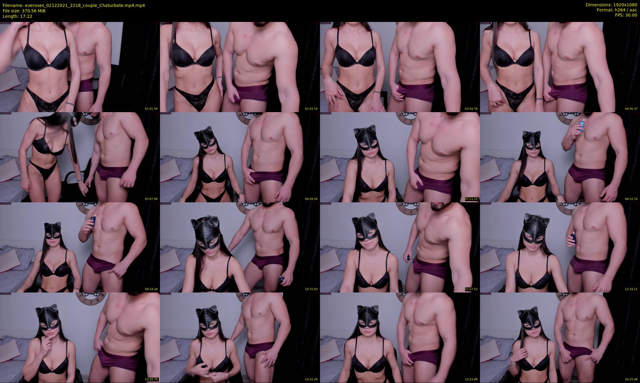 everoses — 18 minute Chaturbate Couple strip rec, 1080p, Dec 2, 2021