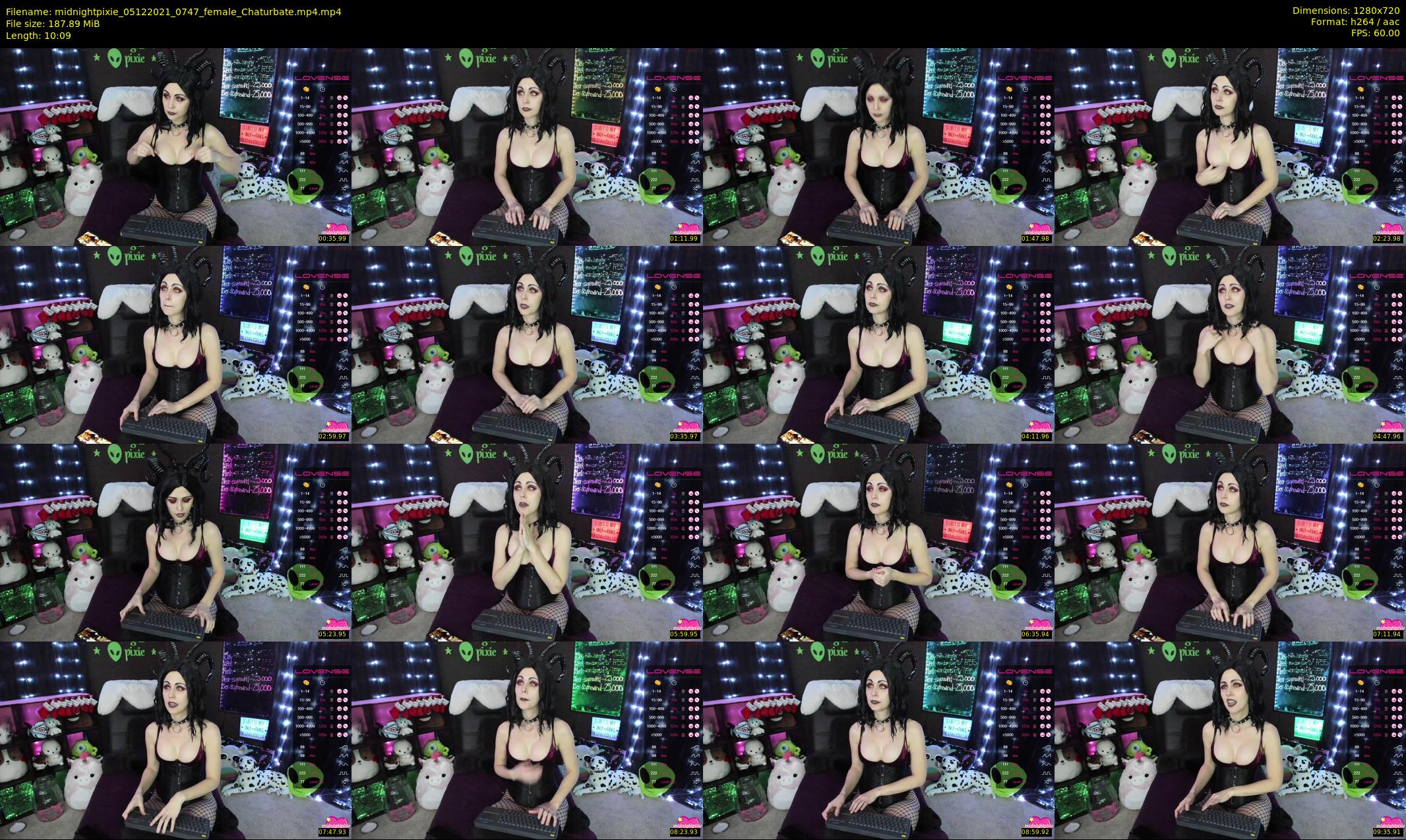 midnightpixie — 11 minute Chaturbate Female strip rec, 720p, Dec 5, 2021