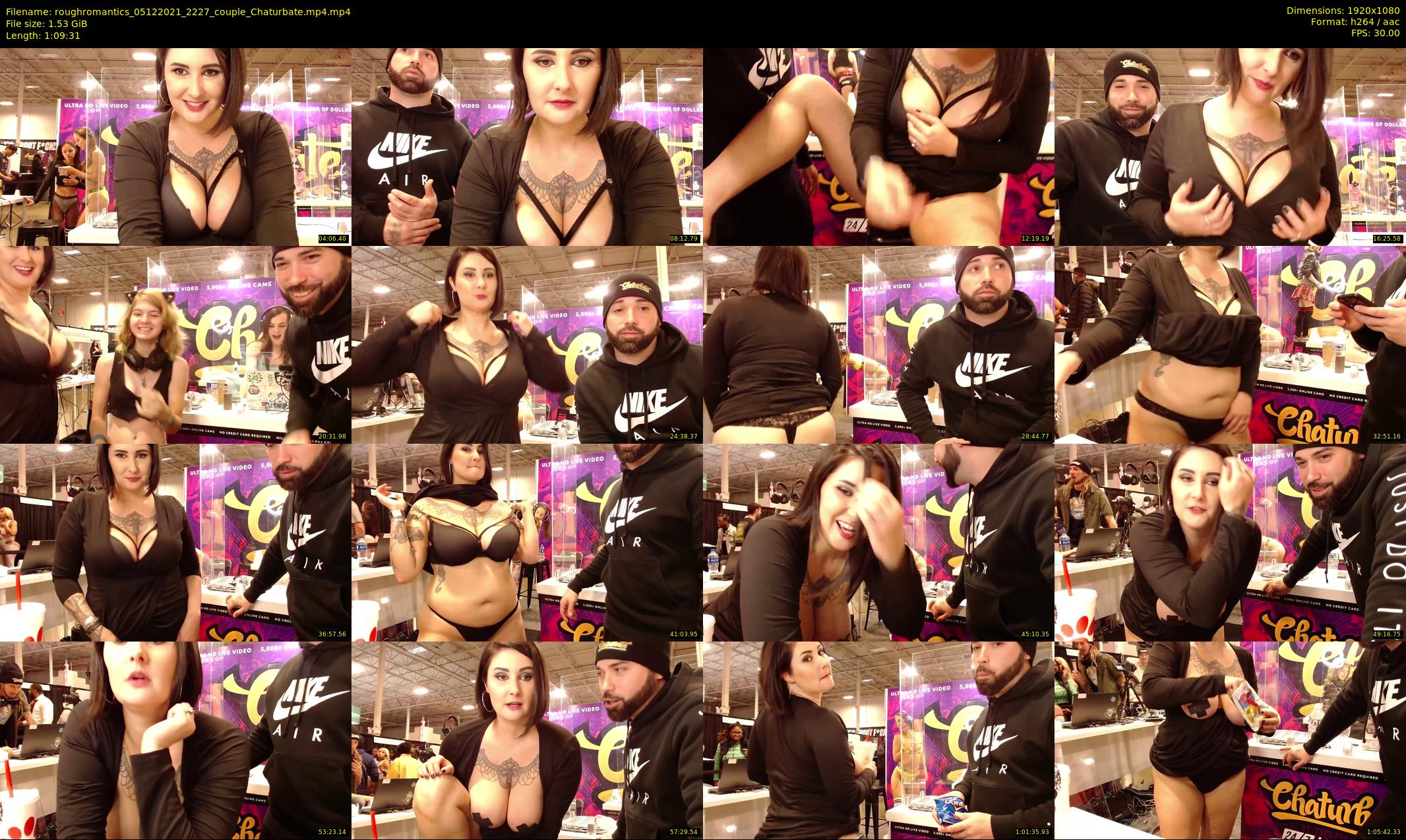 roughromantics — 70 minute Chaturbate Couple strip rec, 1080p, Dec 5, 2021