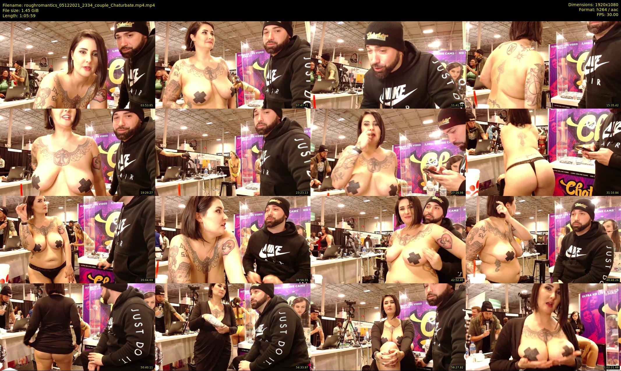roughromantics — 66 minute Chaturbate Couple strip rec, 1080p, Dec 5, 2021