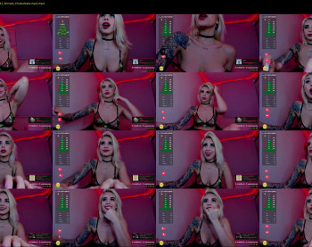evablack_ — Chaturbate Female strip rec, Dec 6, 2021 18:33