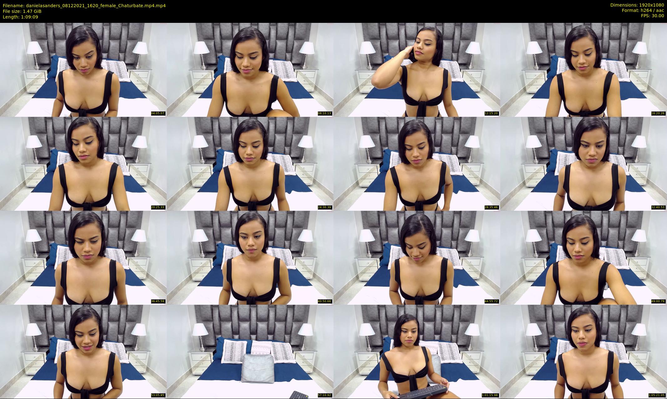 danielasanders — 70 minute Chaturbate Female strip rec, 1080p, Dec 8, 2021