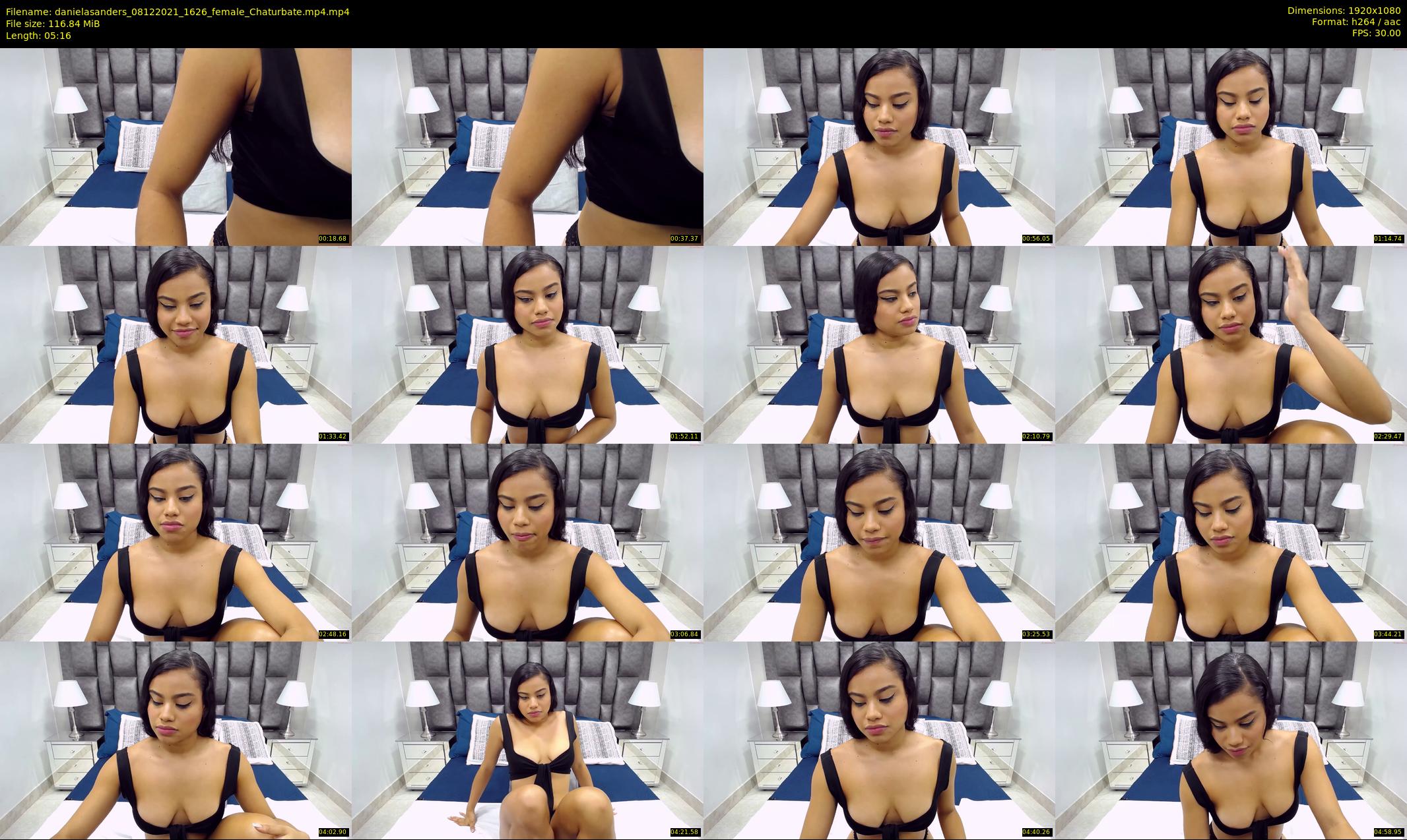 danielasanders — 6 minute Chaturbate Female strip rec, 1080p, Dec 8, 2021