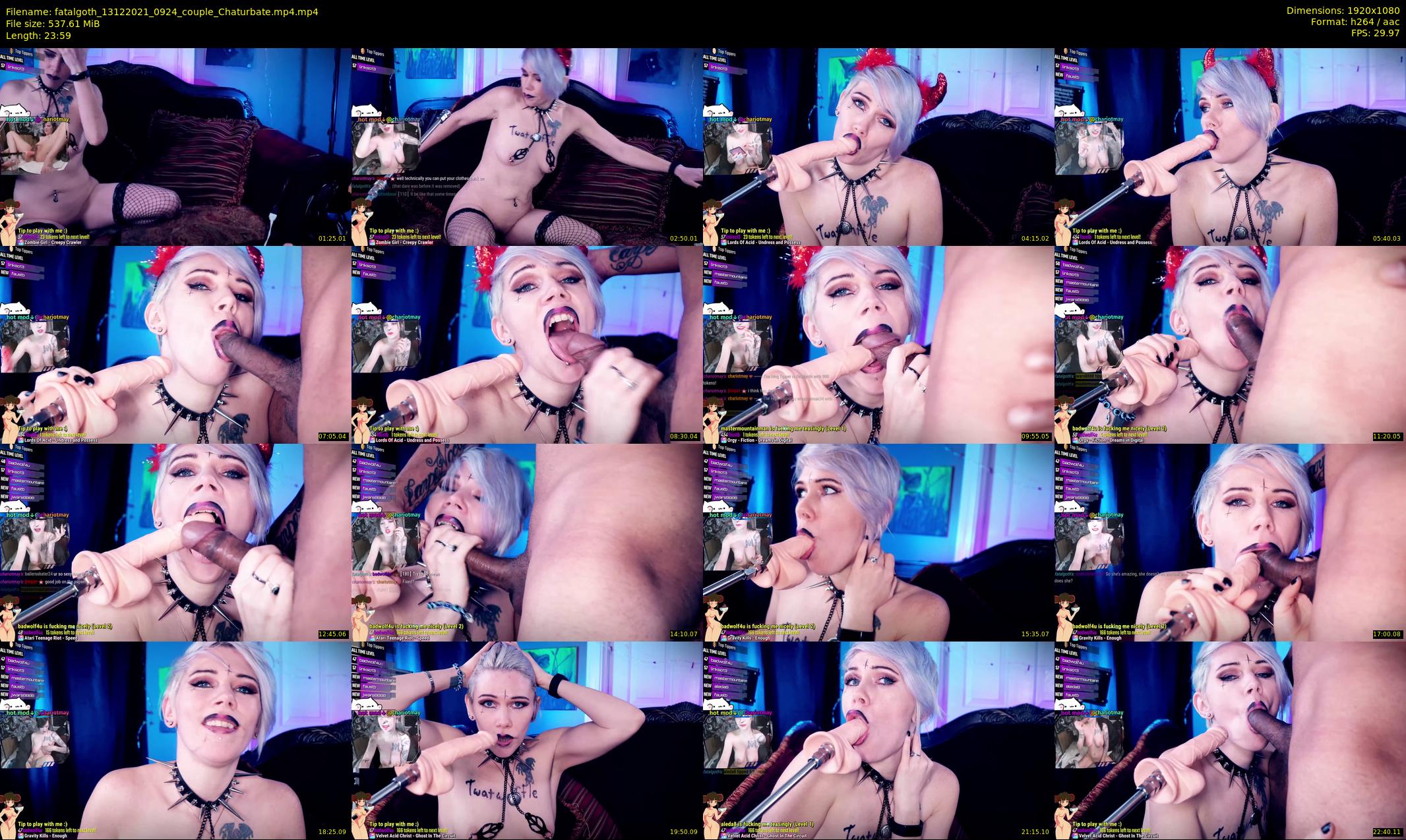 fatalgoth — 24 minute Chaturbate Couple strip rec, 1080p, Dec 13, 2021