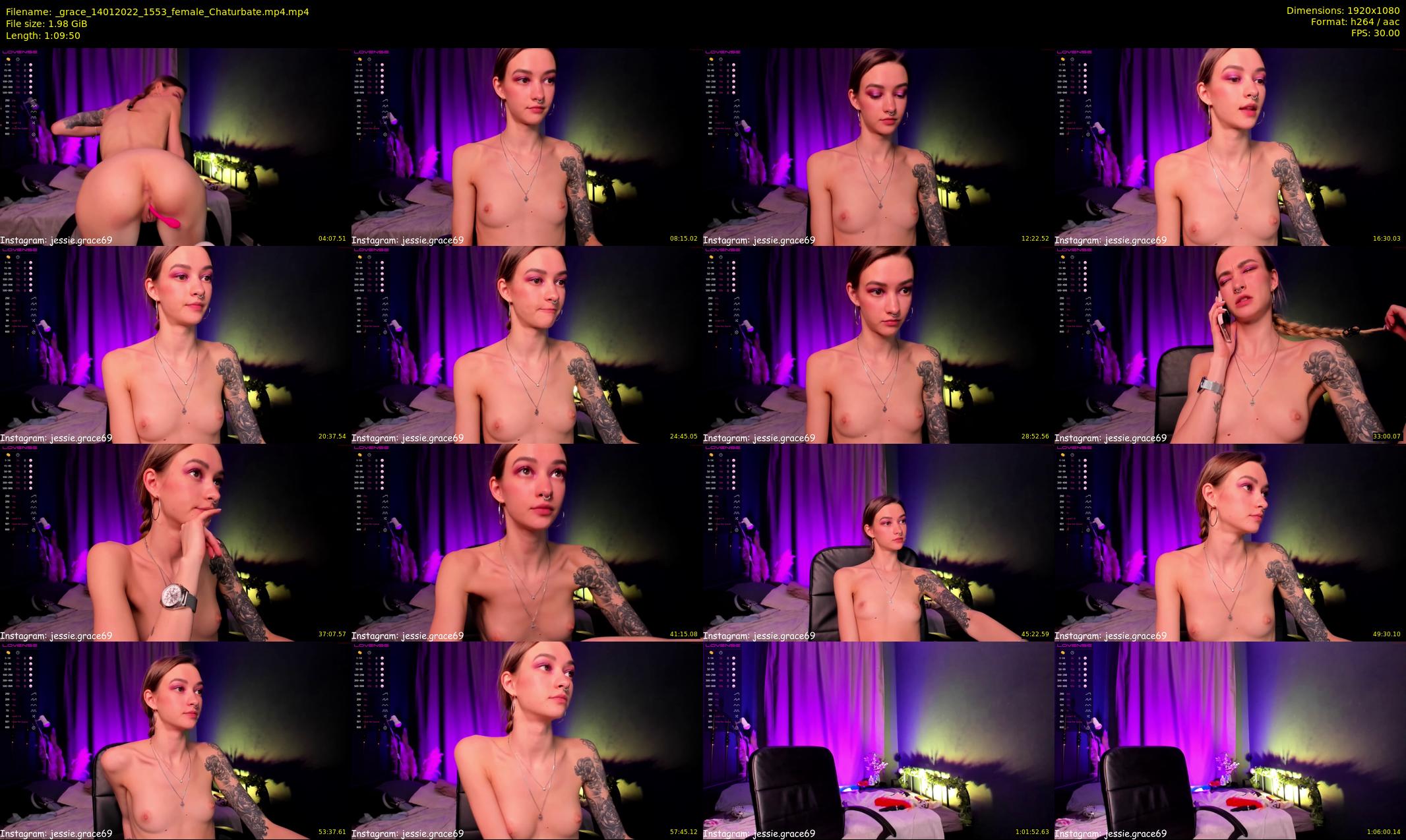 _grace — 70 minute Chaturbate Female strip rec, 1080p, Jan 14, 2022