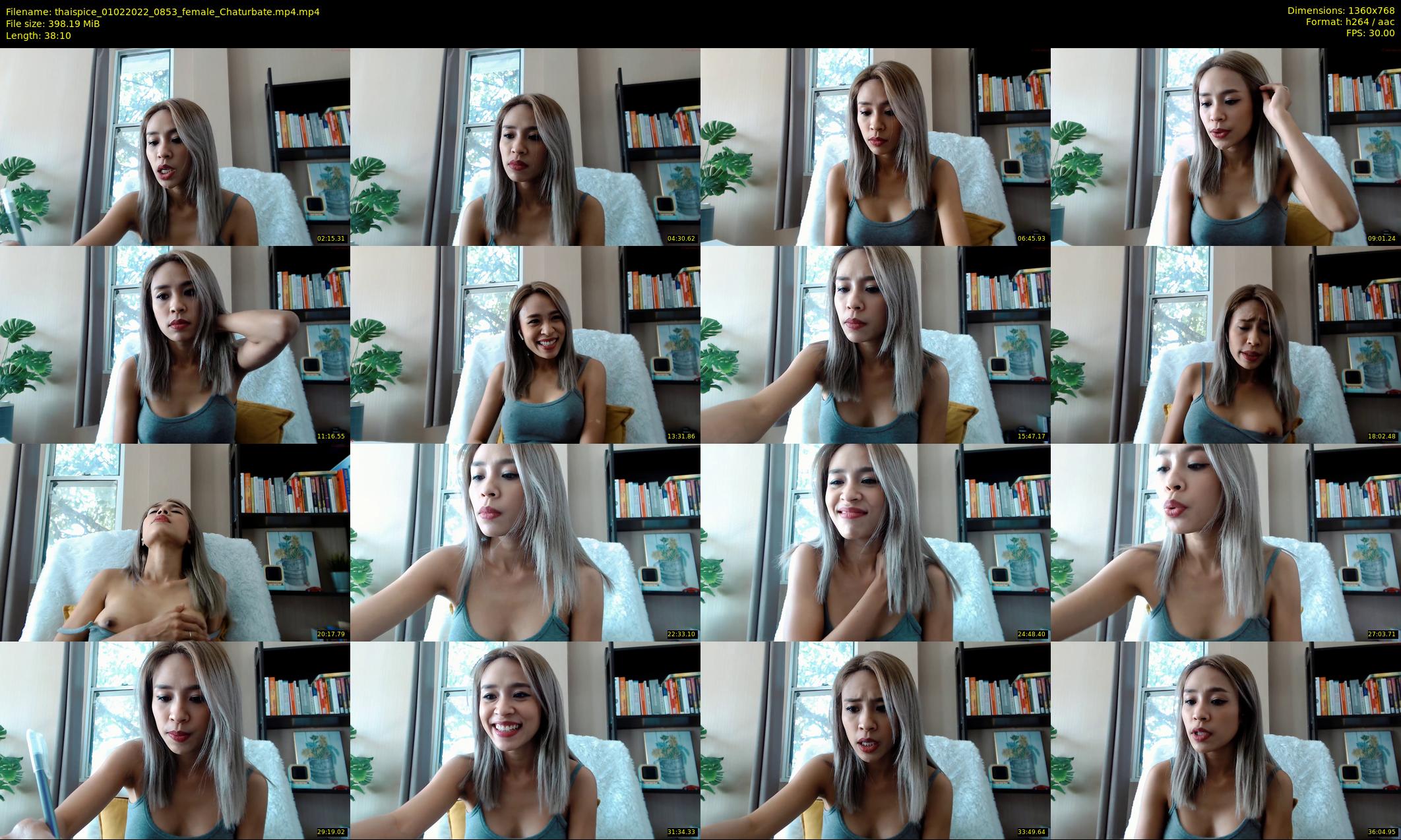 thaispice — 39 minute Chaturbate Female strip rec, 720p, Feb 1, 2022