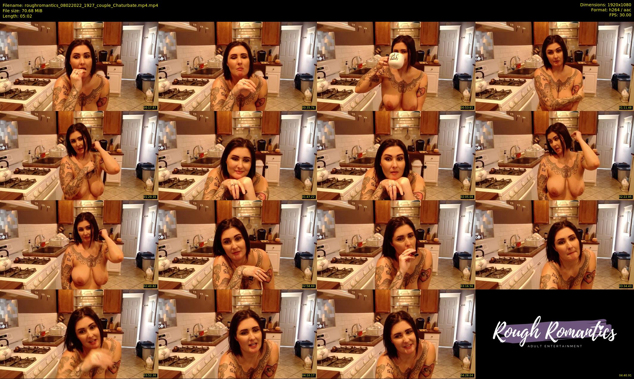 roughromantics — 6 minute Chaturbate Couple strip rec, 1080p, Feb 8, 2022