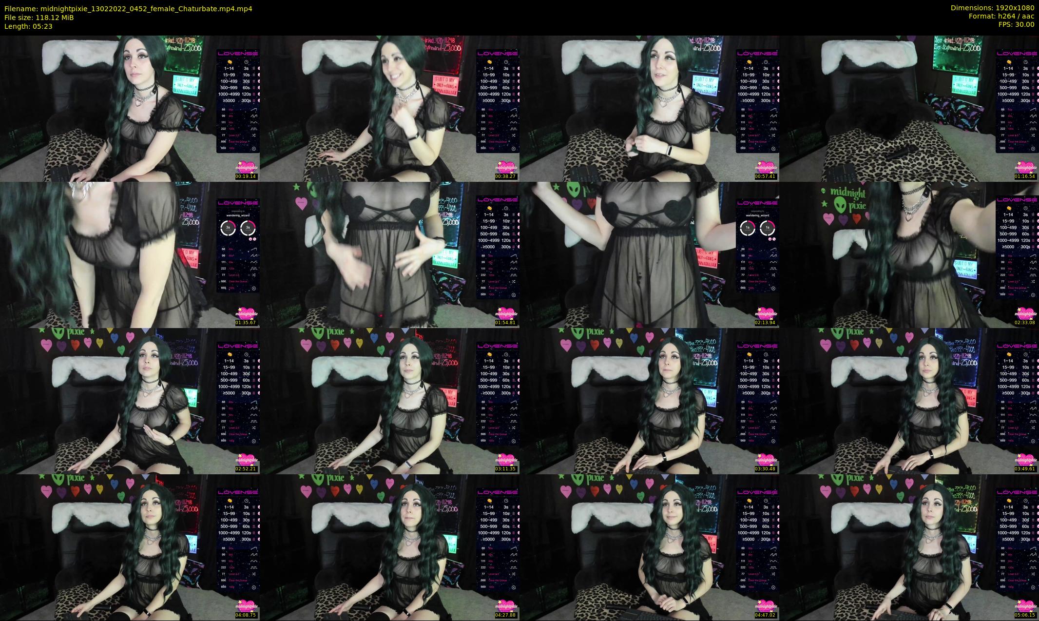 midnightpixie — 6 minute Chaturbate Female strip rec, 1080p, Feb 13, 2022