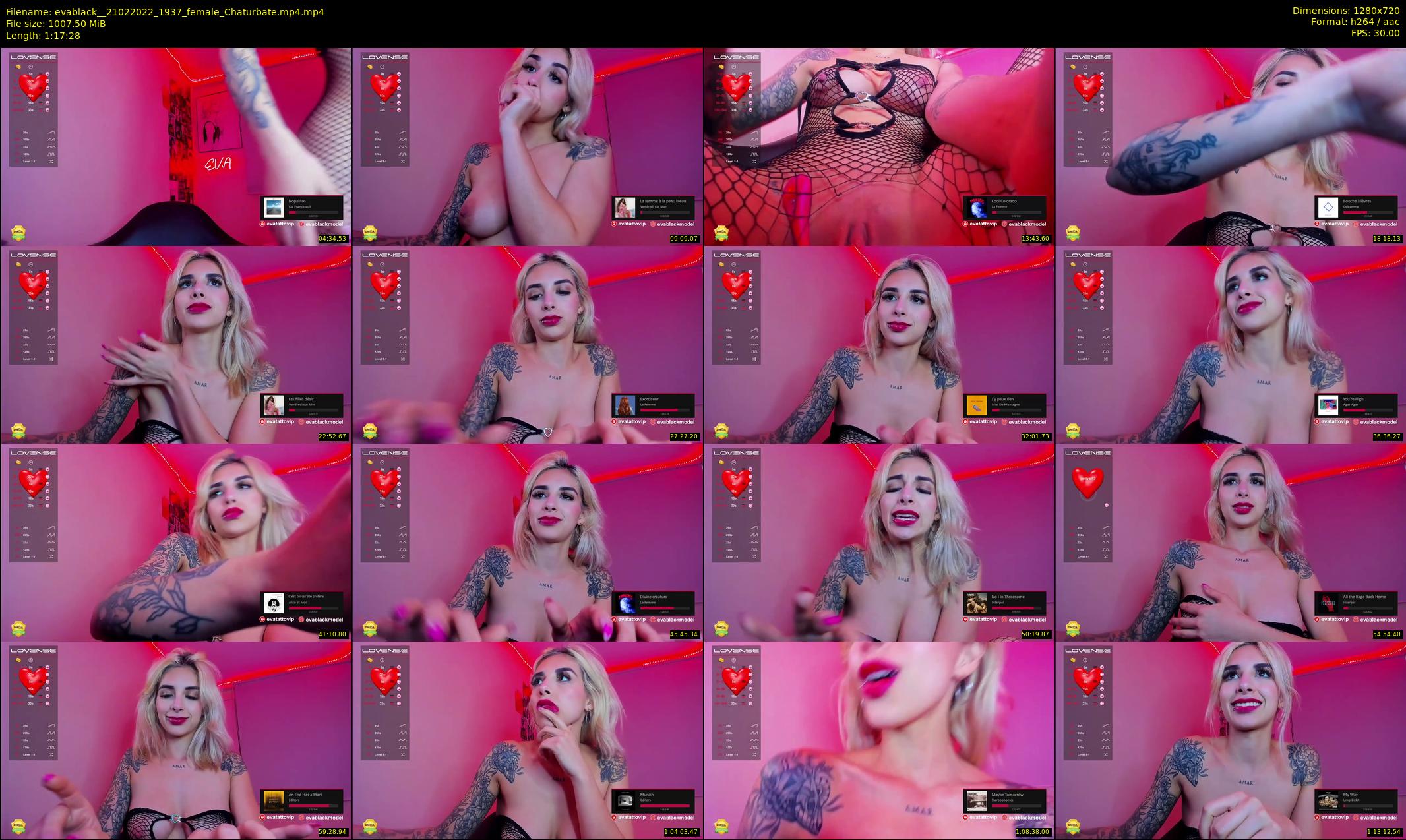evablack_ — 78 minute Chaturbate Female strip rec, 720p, Feb 21, 2022