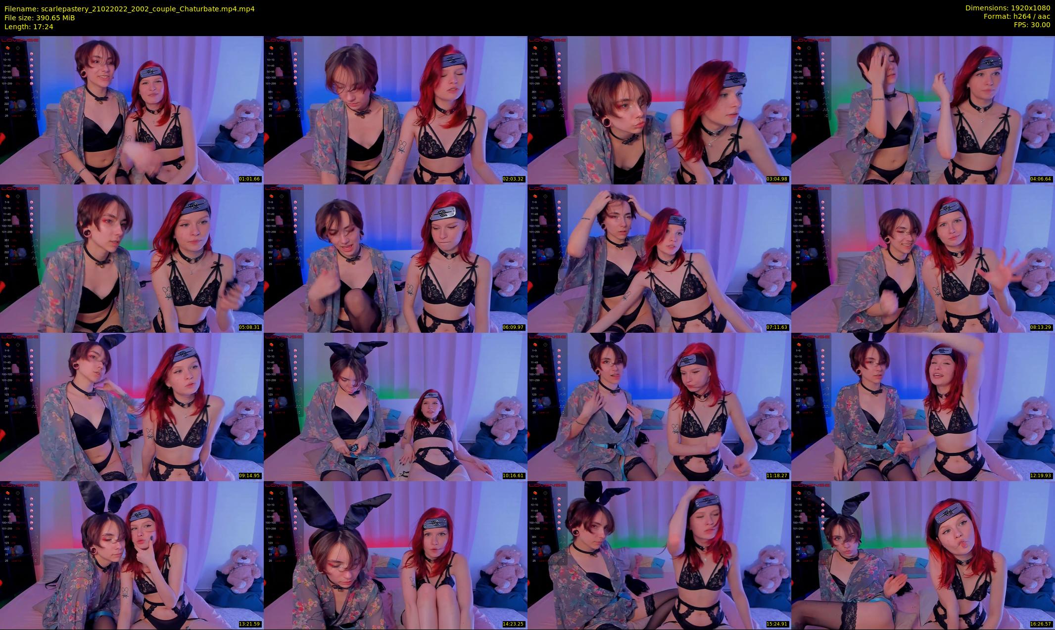 scarlepastery — 18 minute Chaturbate Couple strip rec, 1080p, Feb 21, 2022