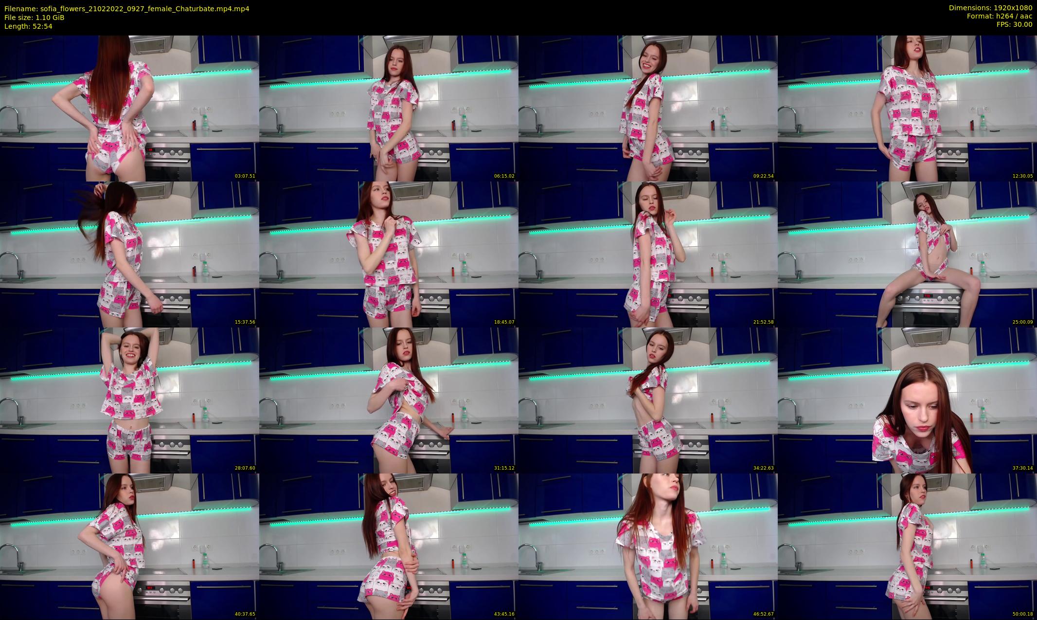 sofia_flowers — 53 minute Chaturbate Female strip rec, 1080p, Feb 21, 2022