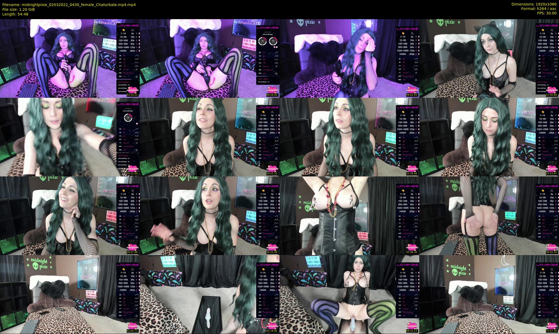 midnightpixie — 55 minute Chaturbate Female strip rec, 1080p, Mar 2, 2022