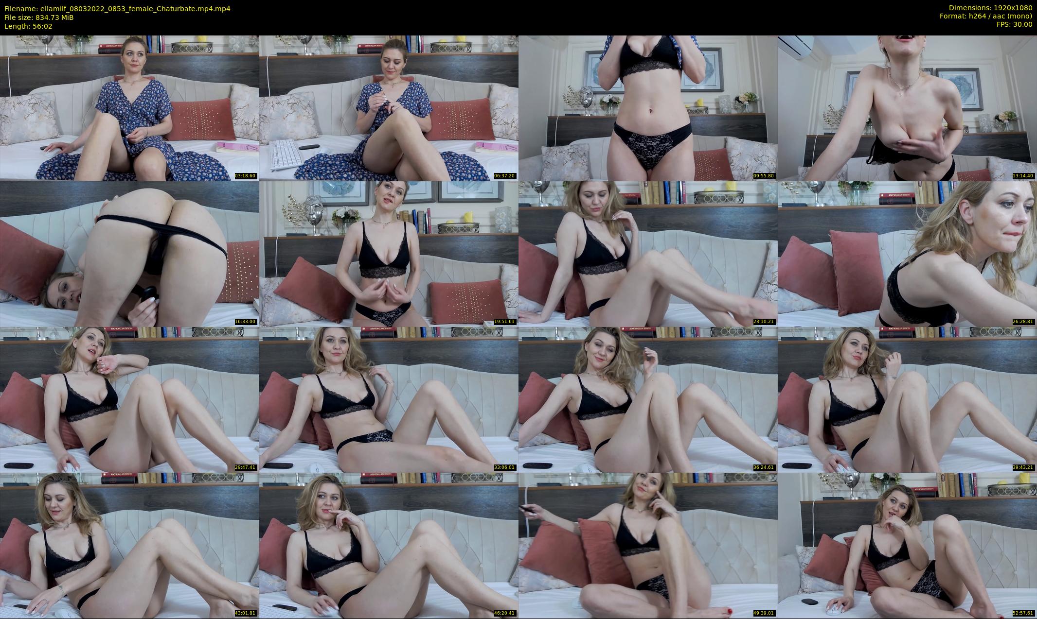ellamilf — 57 minute Chaturbate Female strip rec, 1080p, Mar 8, 2022