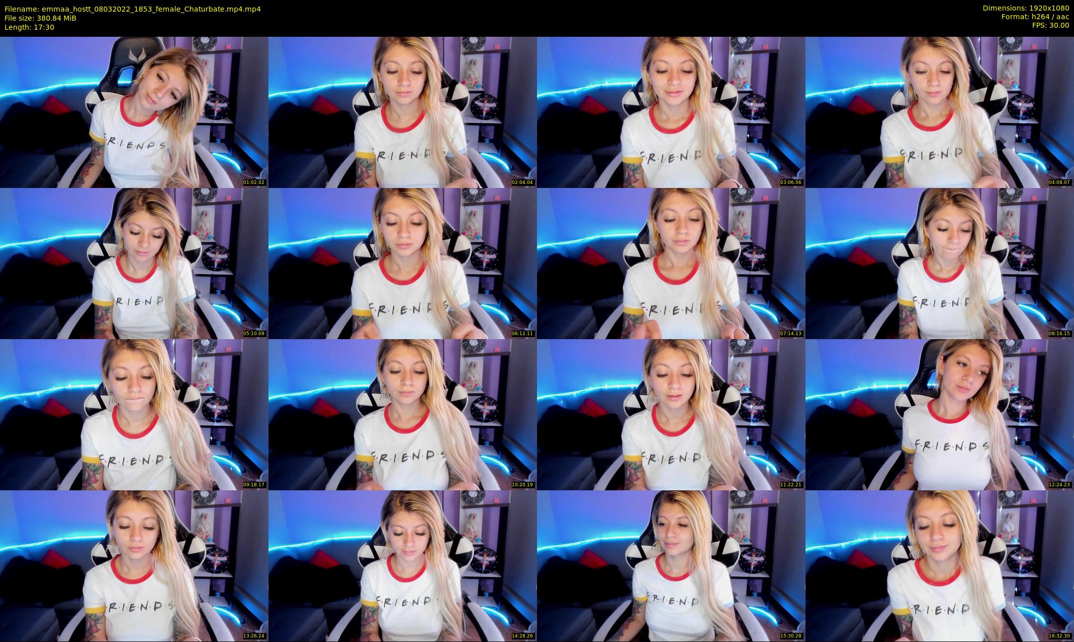emmaa_hostt — 18 minute Chaturbate Female strip rec, 1080p, Mar 8, 2022