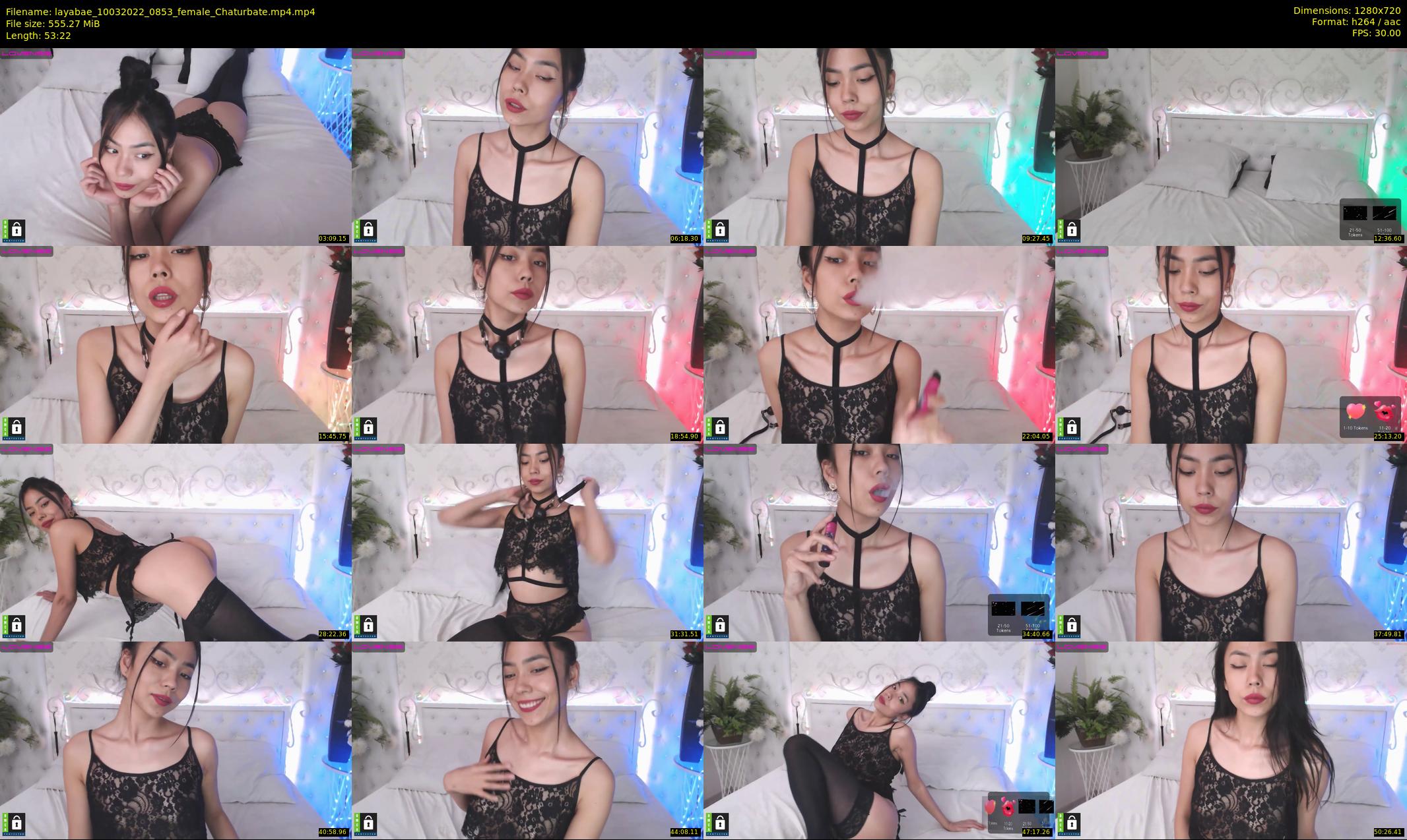 layabae — 54 minute Chaturbate Female strip rec, 720p, Mar 10, 2022
