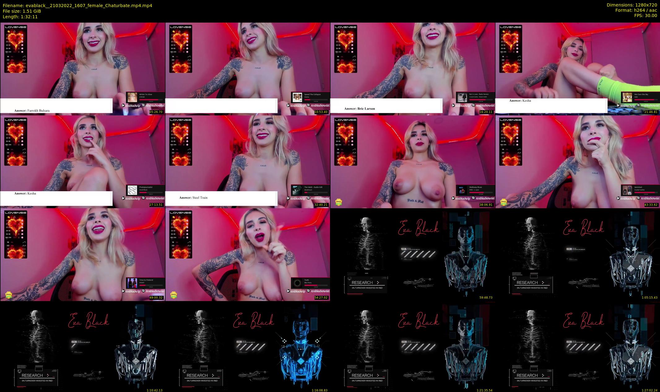 evablack_ — 93 minute Chaturbate Female strip rec, 720p, Mar 21, 2022