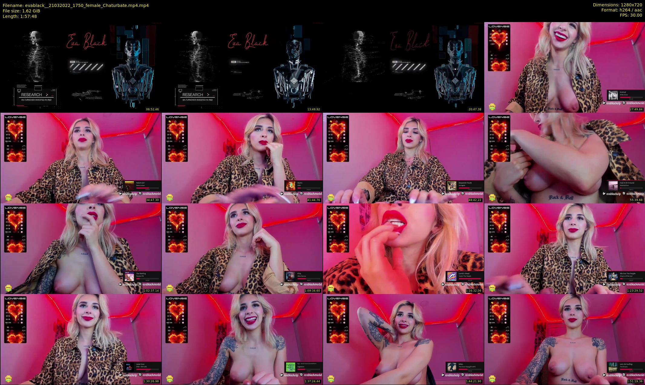 evablack_ — 118 minute Chaturbate Female strip rec, 720p, Mar 21, 2022