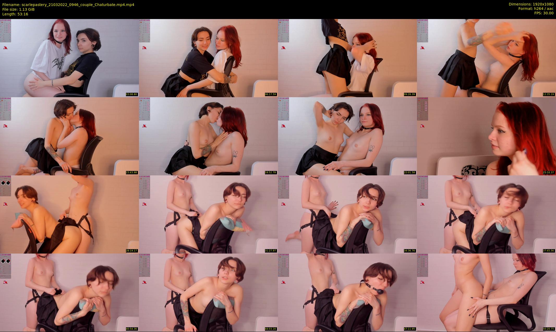 scarlepastery — 54 minute Chaturbate Couple strip rec, 1080p, Mar 21, 2022