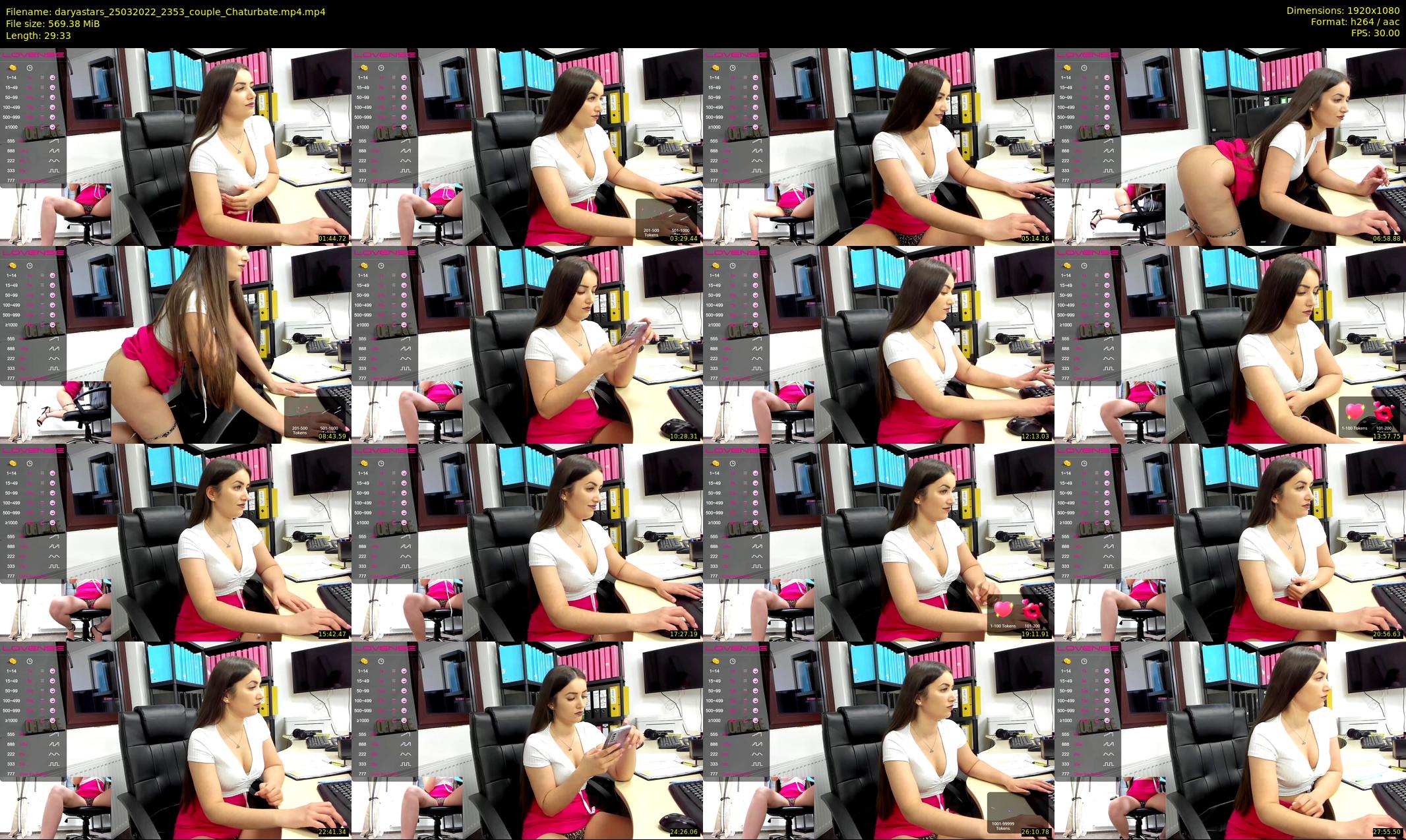 daryastars — 30 minute Chaturbate Couple strip rec, 1080p, Mar 25, 2022
