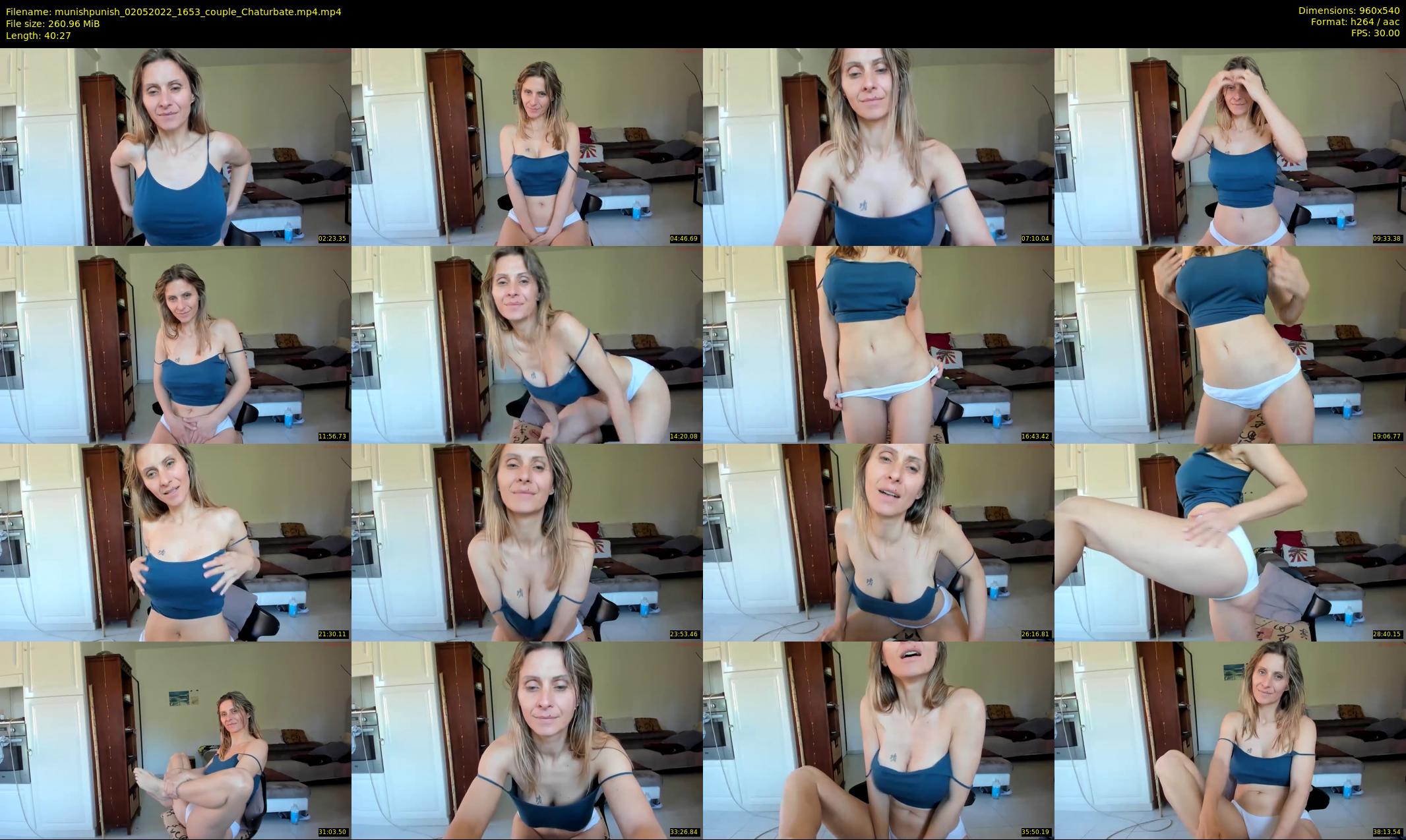 munishpunish — 41 minute Chaturbate Couple strip rec, 480p, May 2, 2022