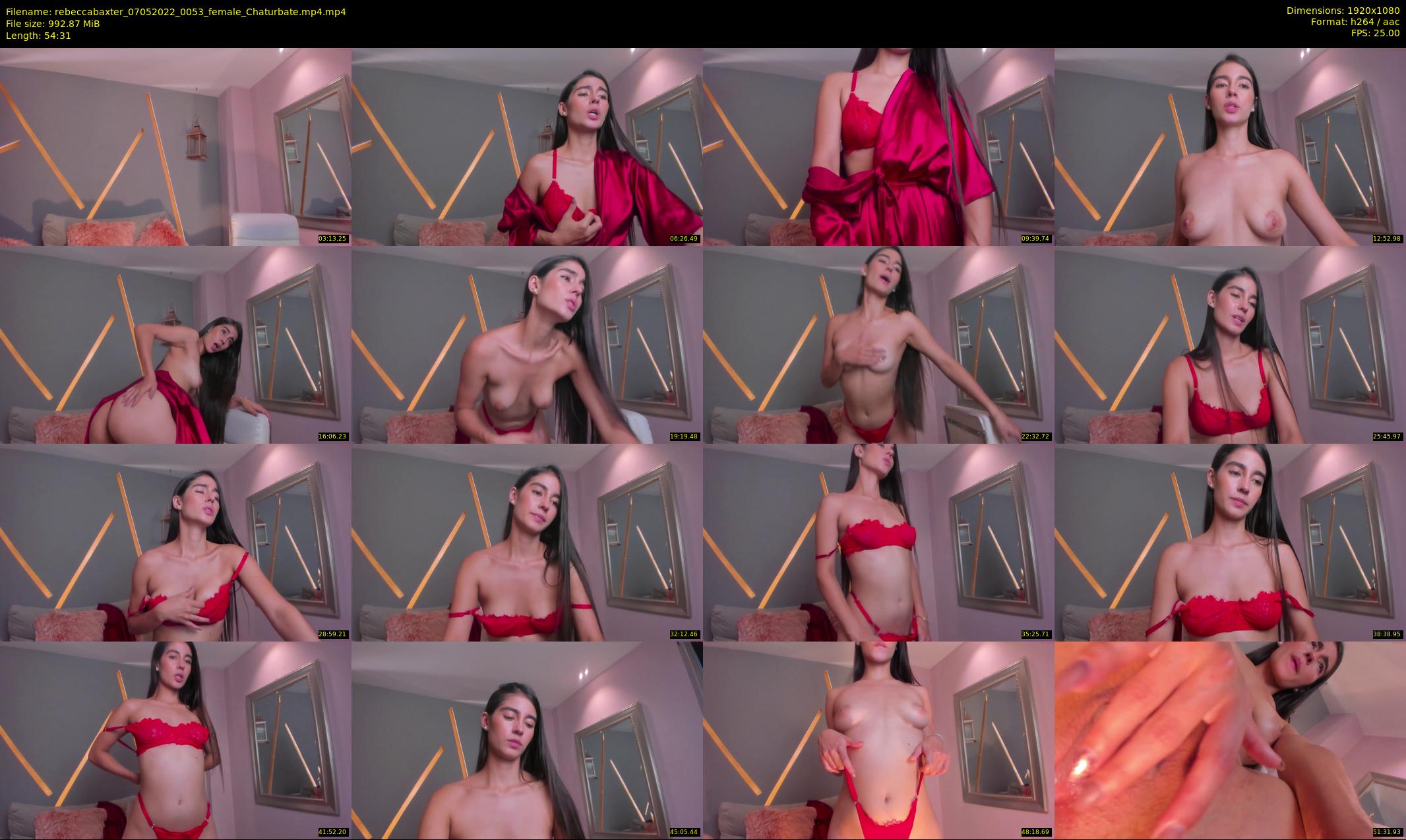 rebeccabaxter — 55 minute Chaturbate Female strip rec, 1080p, May 7, 2022