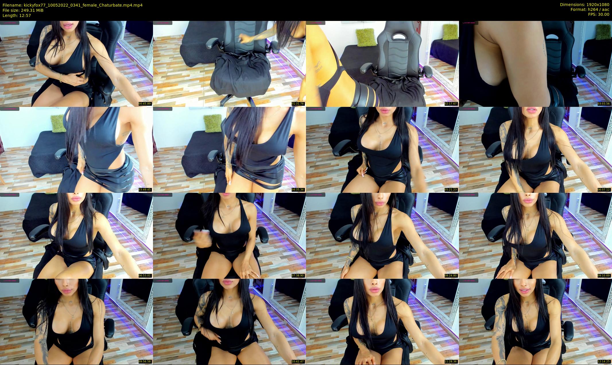 kickyfox77 — 13 minute Chaturbate Female strip rec, 1080p, May 10, 2022