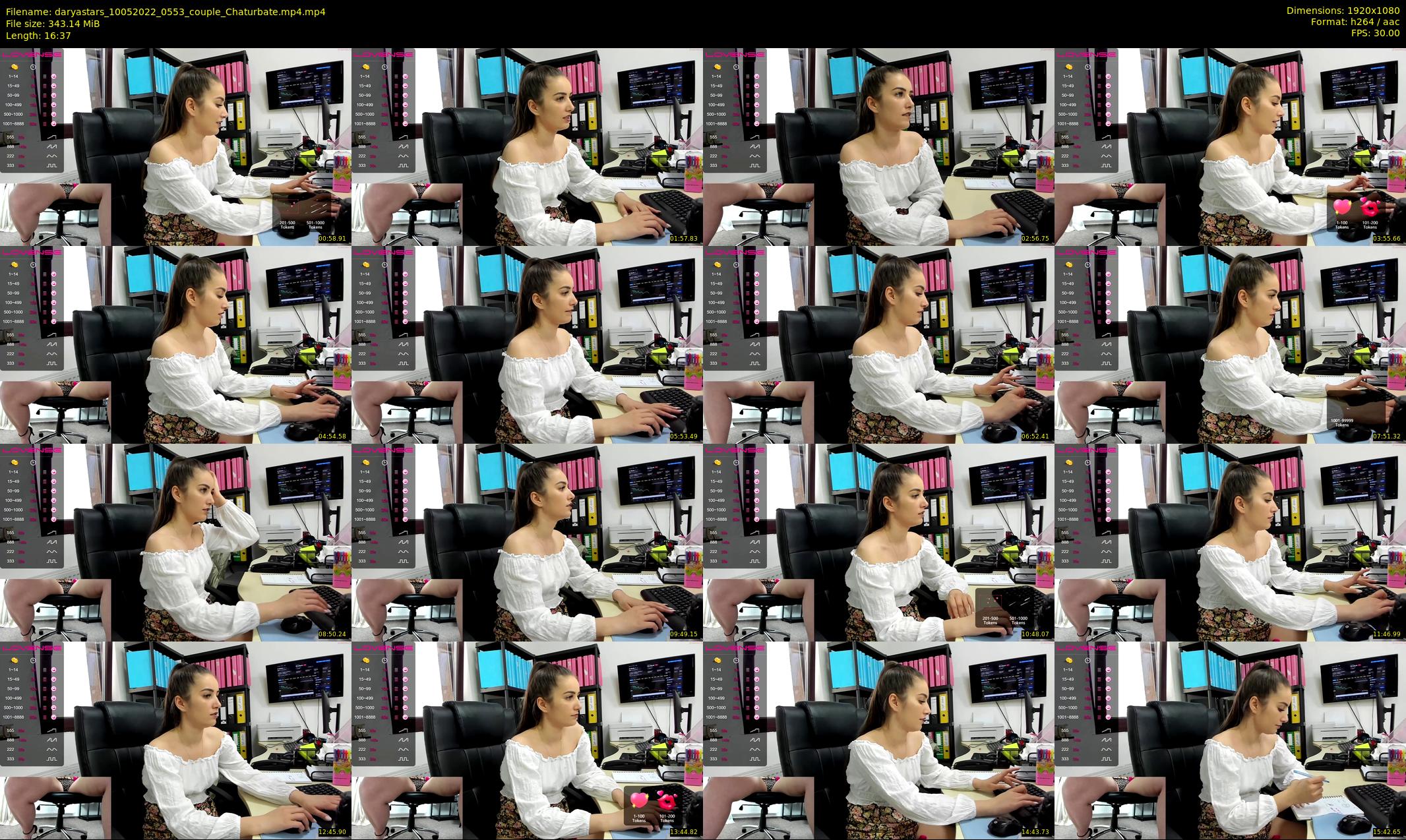 daryastars — 17 minute Chaturbate Couple strip rec, 1080p, May 10, 2022