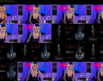 evablack_ — Chaturbate Female strip rec, Jun 8, 2022 16:48