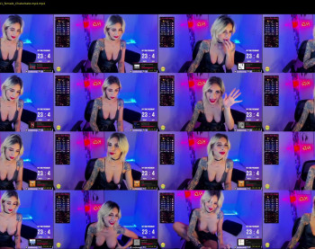 evablack_ — Chaturbate Female strip rec, Jun 8, 2022 20:11