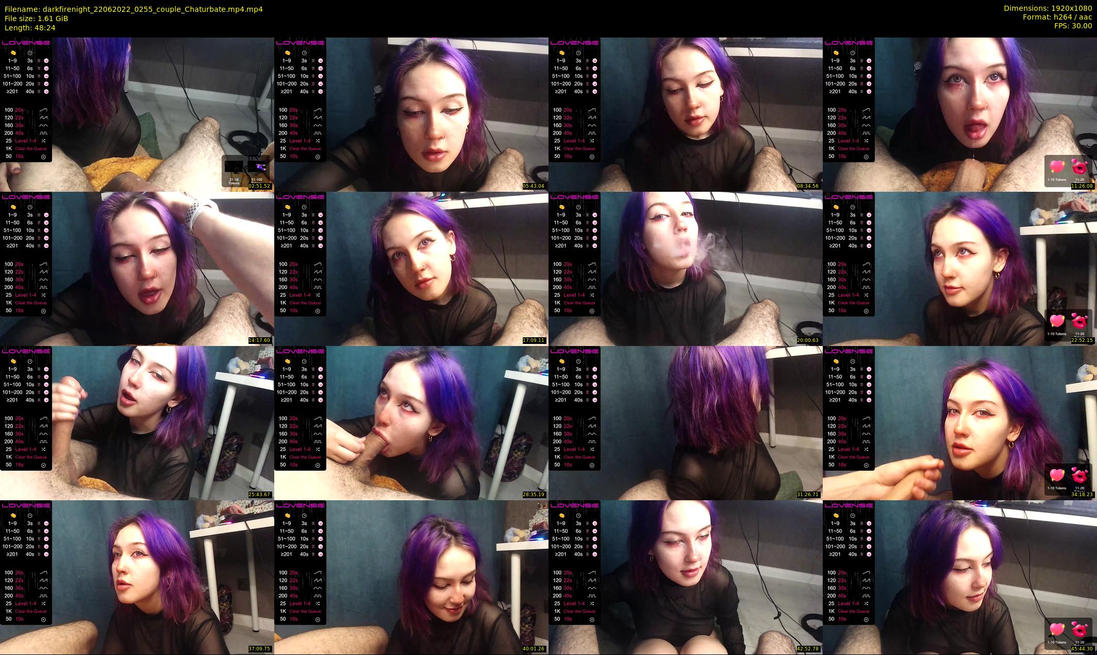 darkfirenight — 49 minute Chaturbate Couple strip rec, 1080p, Jun 22, 2022