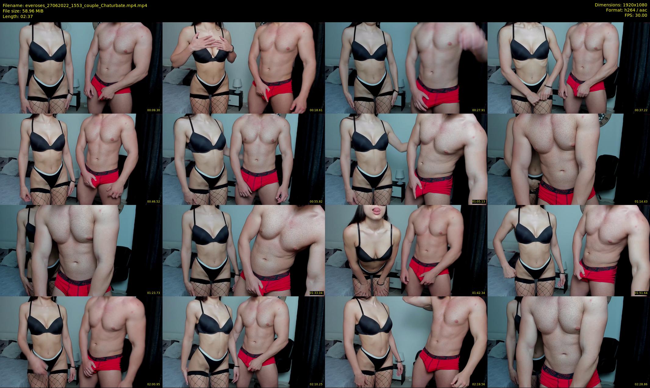 everoses — 3 minute Chaturbate Couple strip rec, 1080p, Jun 27, 2022