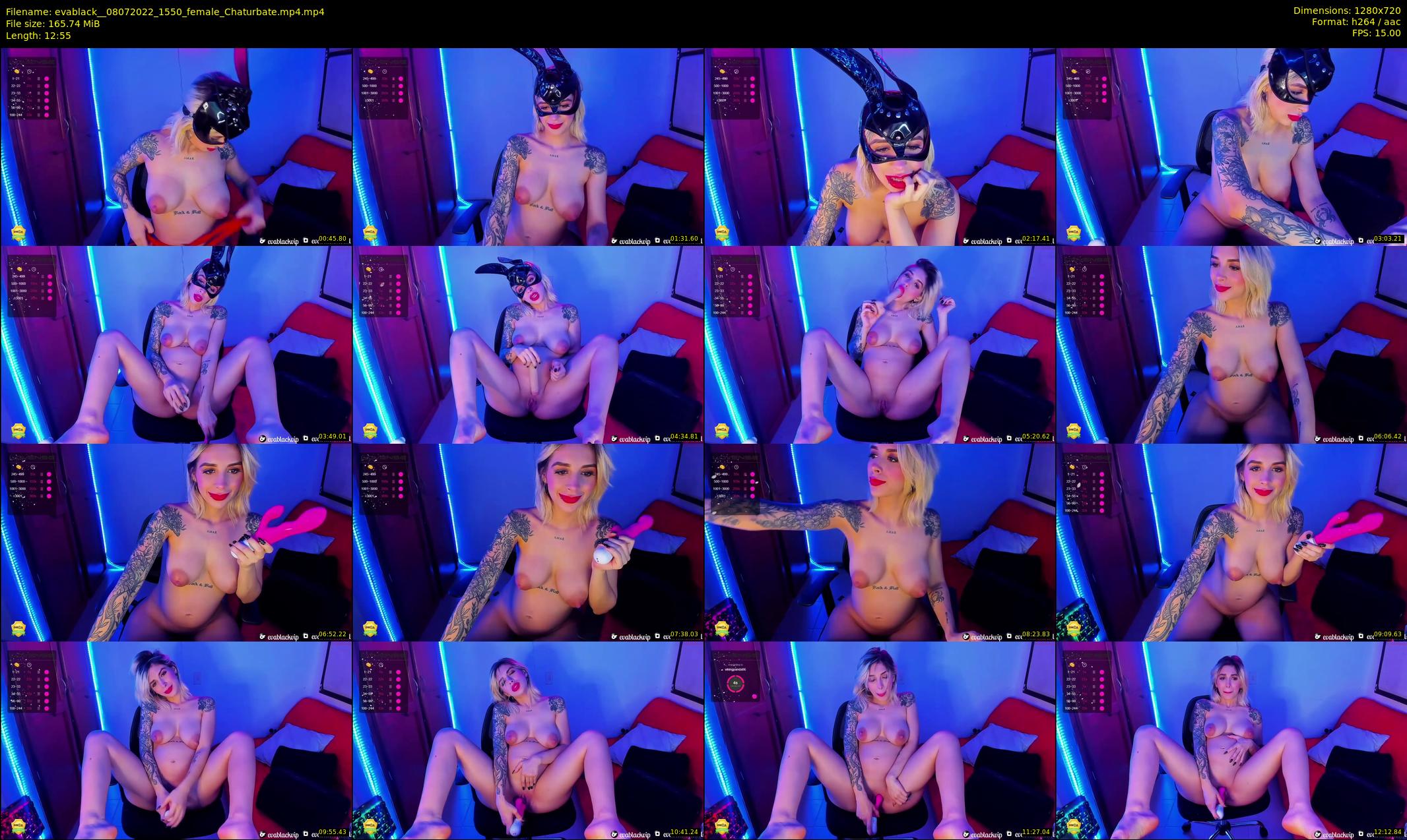 evablack_ — 13 minute Chaturbate Female strip rec, 720p, Jul 8, 2022